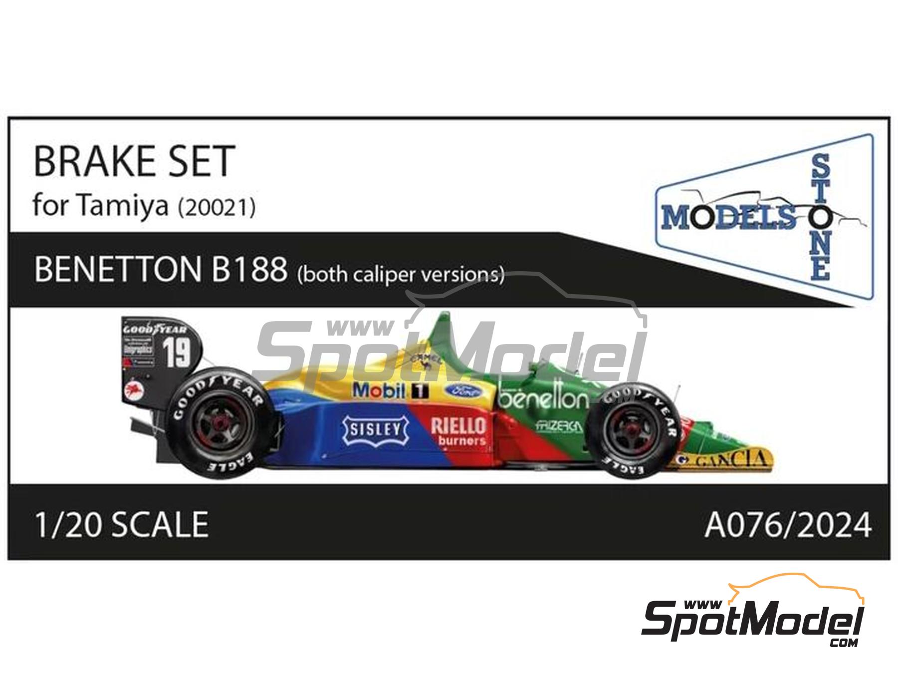 Image 1: Benetton Ford B188 | Brakes in 1/20 scale manufactured by Stone Models (ref. A076-2024, also A076/2024)