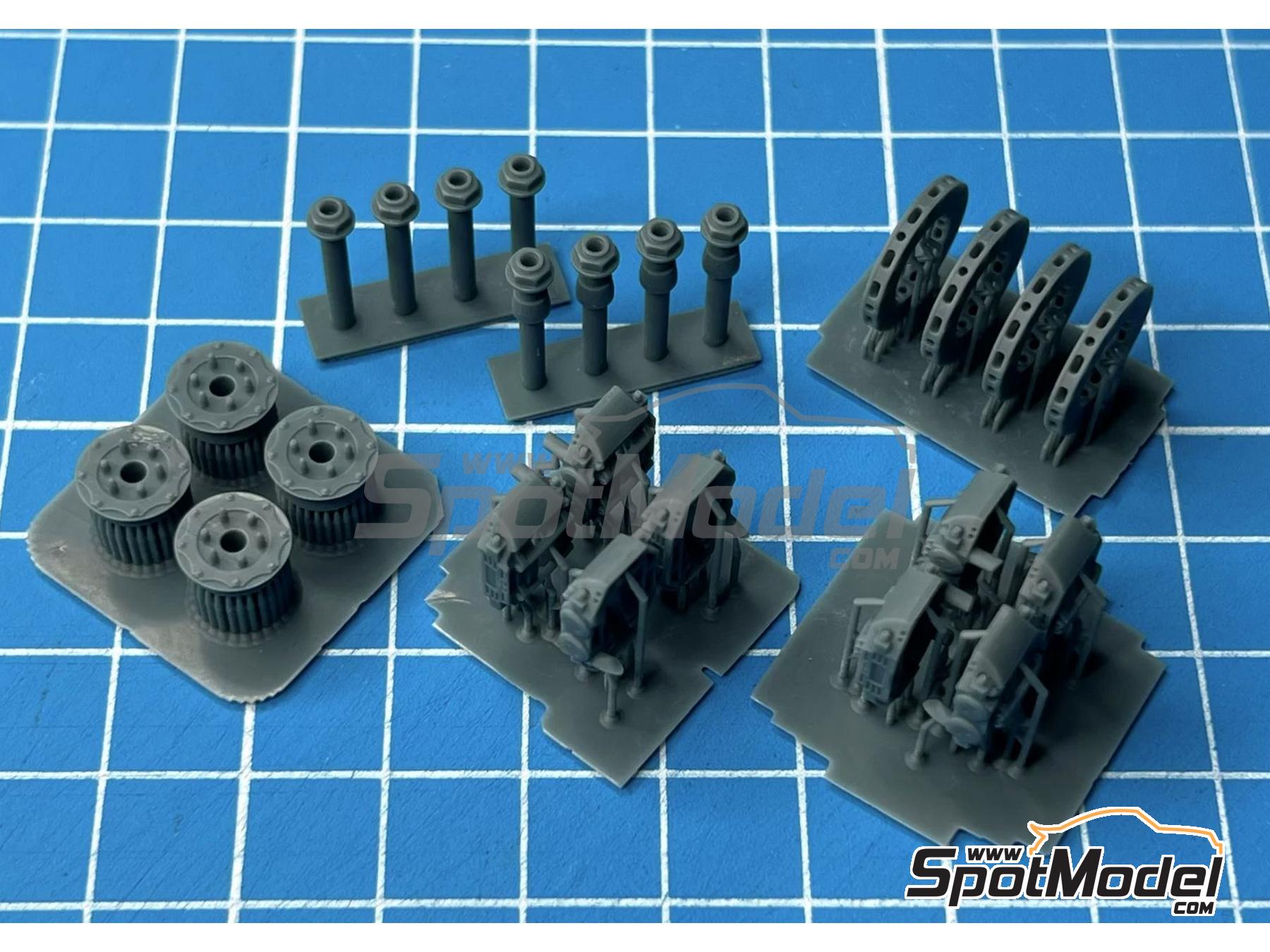 Image 3: Benetton Ford B188 | Brakes in 1/20 scale manufactured by Stone Models (ref. A076-2024, also A076/2024)