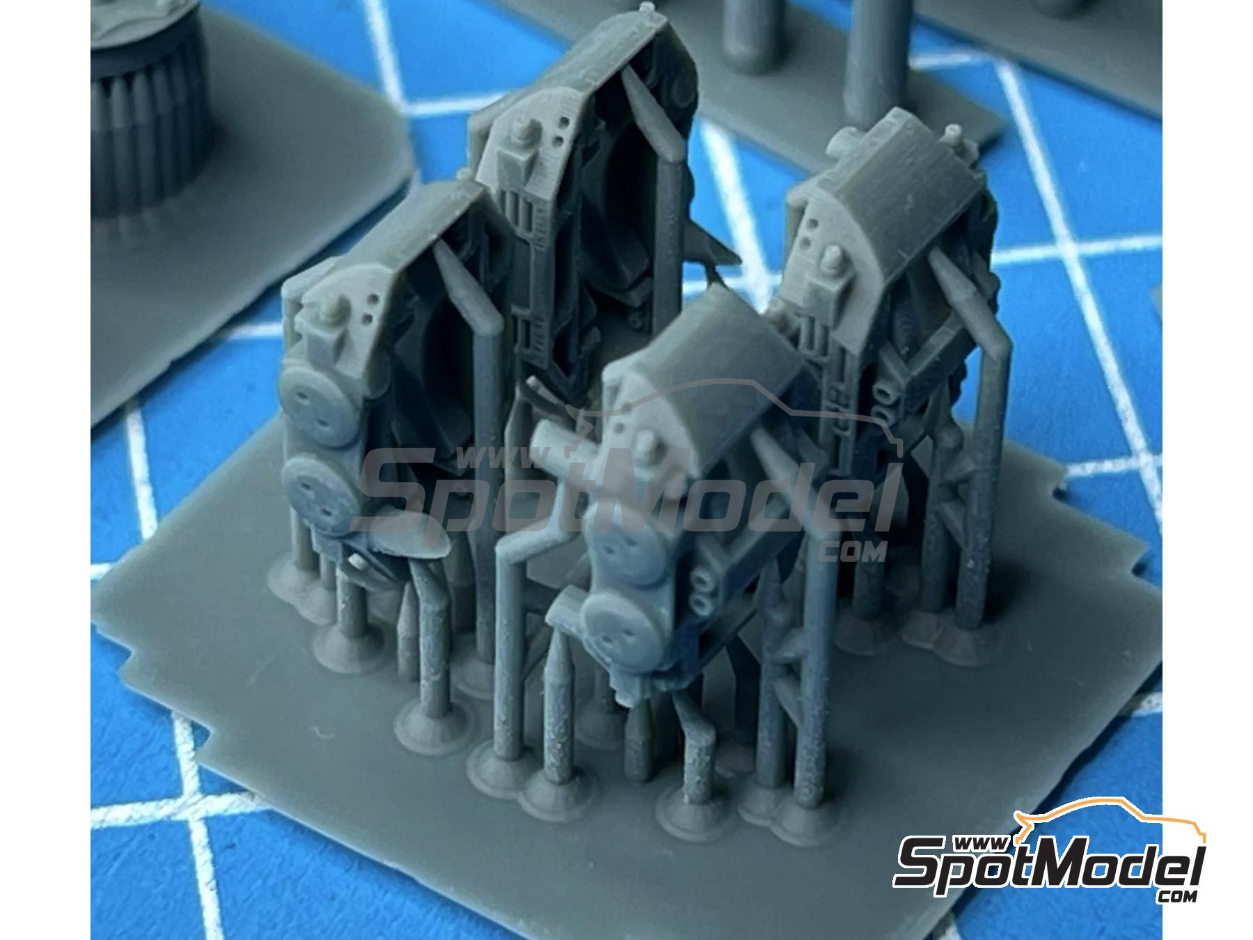 Image 5: Benetton Ford B188 | Brakes in 1/20 scale manufactured by Stone Models (ref. A076-2024, also A076/2024)