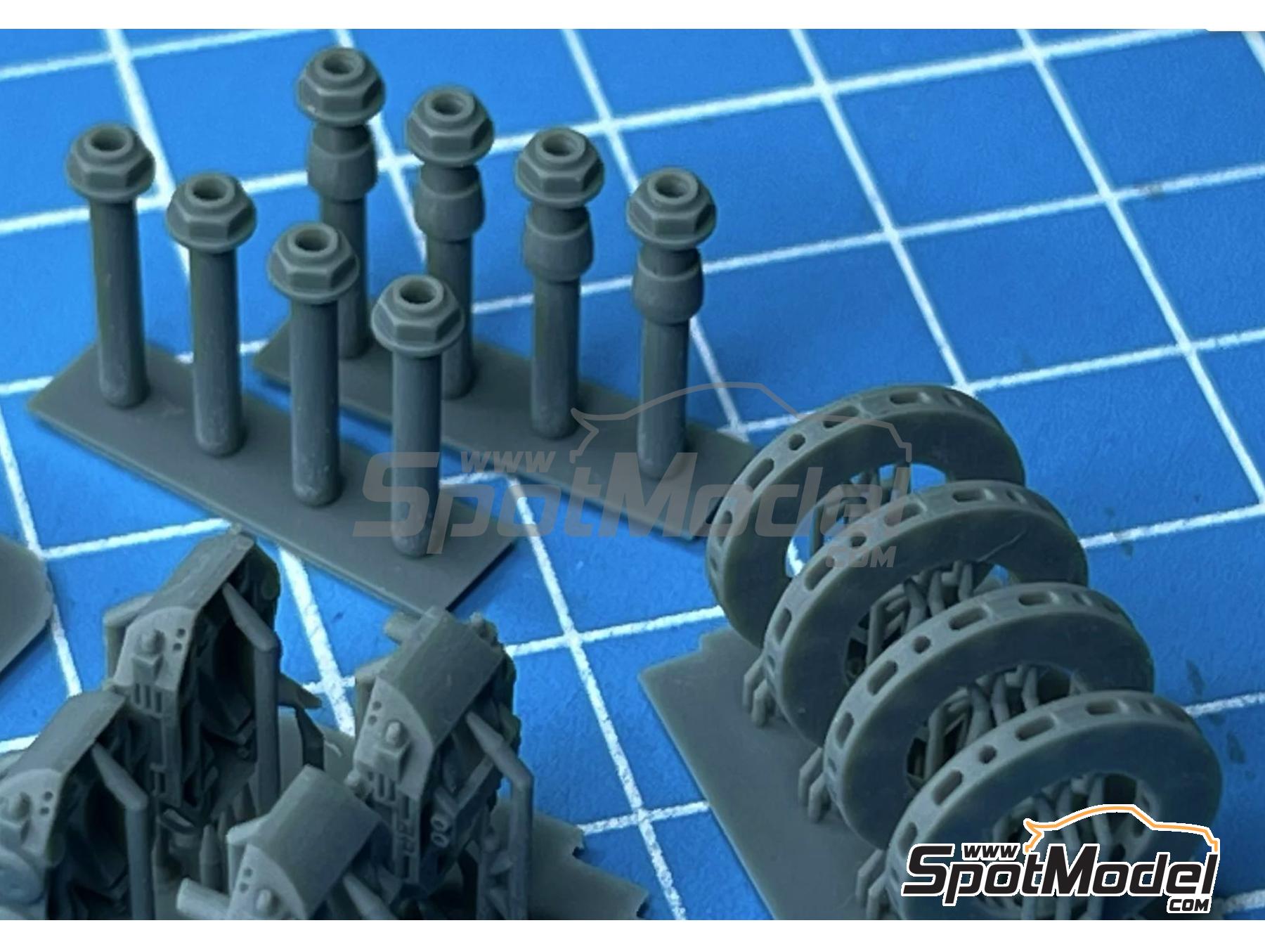 Image 6: Benetton Ford B188 | Brakes in 1/20 scale manufactured by Stone Models (ref. A076-2024, also A076/2024)