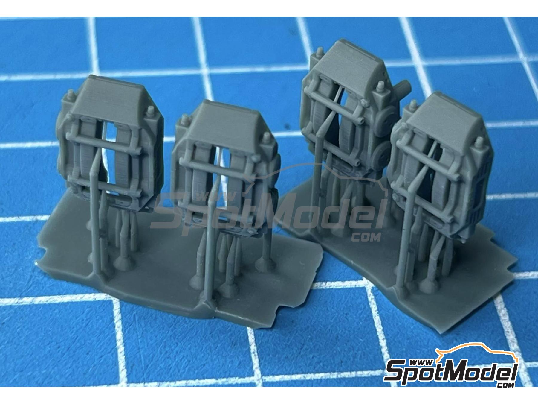 Image 7: Benetton Ford B188 | Brakes in 1/20 scale manufactured by Stone Models (ref. A076-2024, also A076/2024)