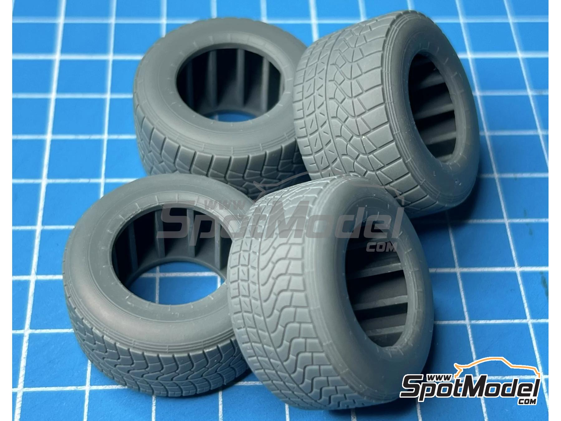 Image 2: Pirelli Rain Tires (2011-2013) | Tyre set in 1/20 scale manufactured by Stone Models (ref.&nbsp;A079-2024, also A079/2024)