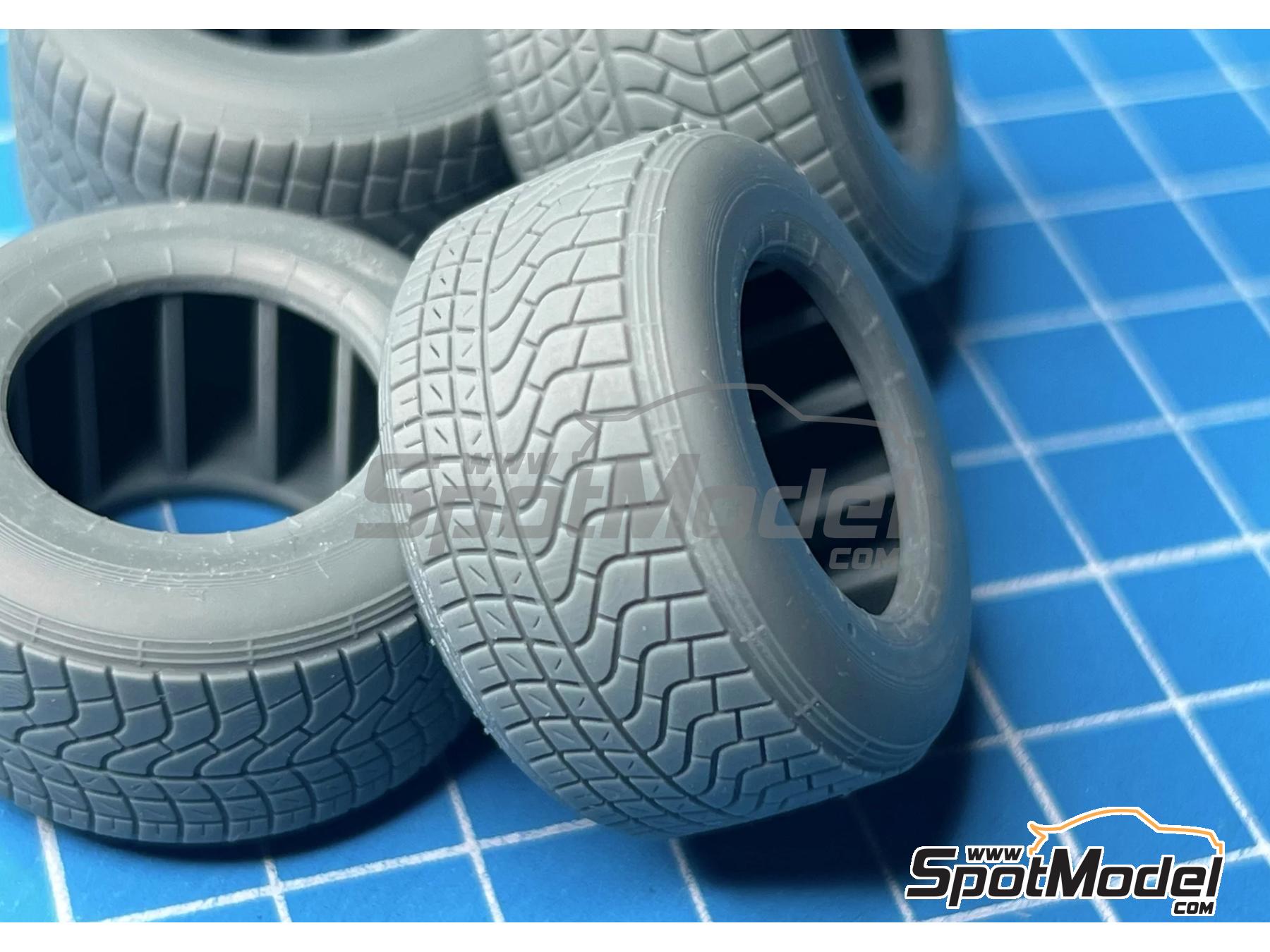 Image 4: Pirelli Rain Tires (2014-2016) | Tyre set in 1/20 scale manufactured by Stone Models (ref.&nbsp;A080-2024, also A080/2024)