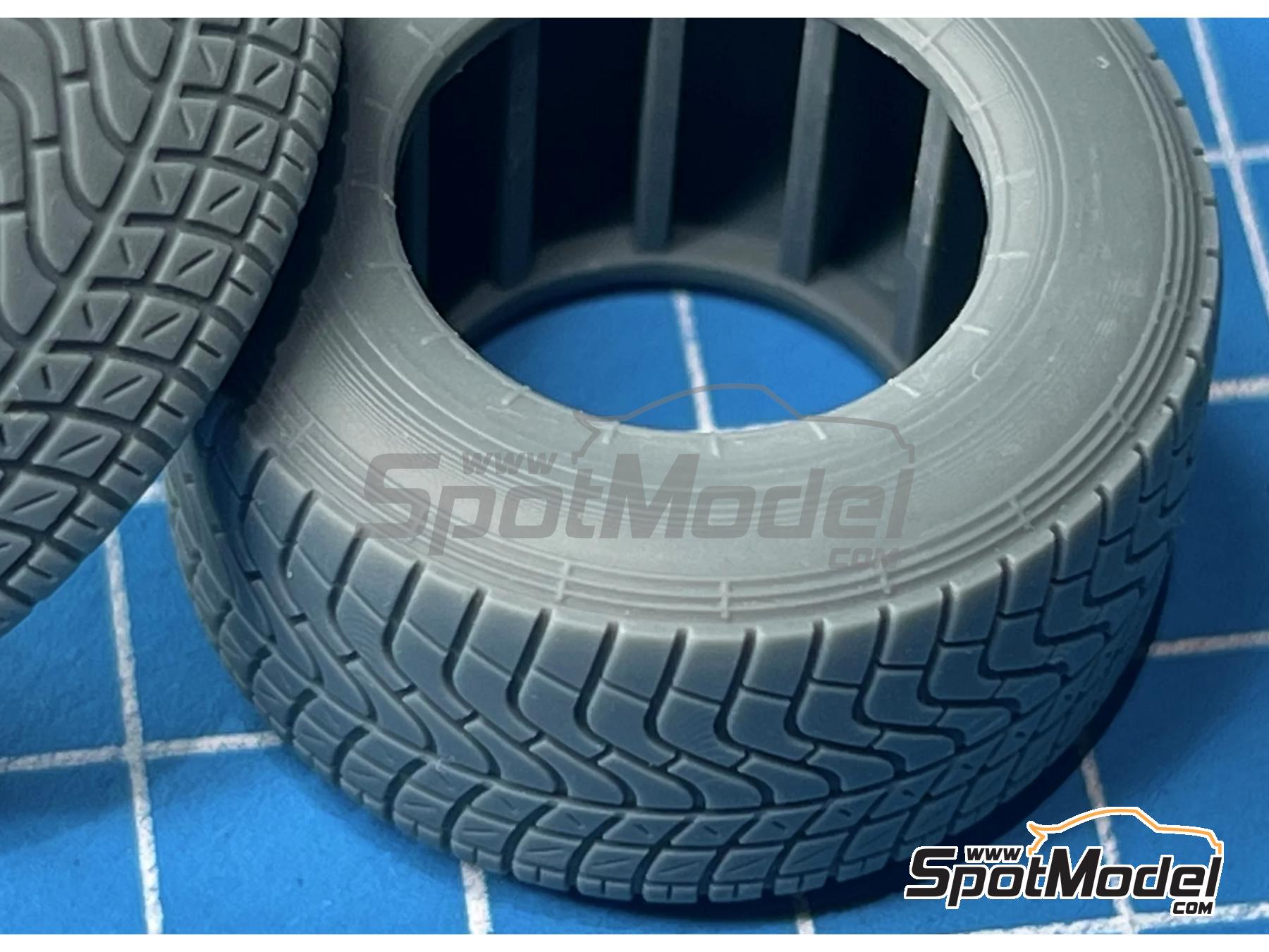 Image 5: Pirelli Rain Tires (2014-2016) | Tyre set in 1/20 scale manufactured by Stone Models (ref.&nbsp;A080-2024, also A080/2024)