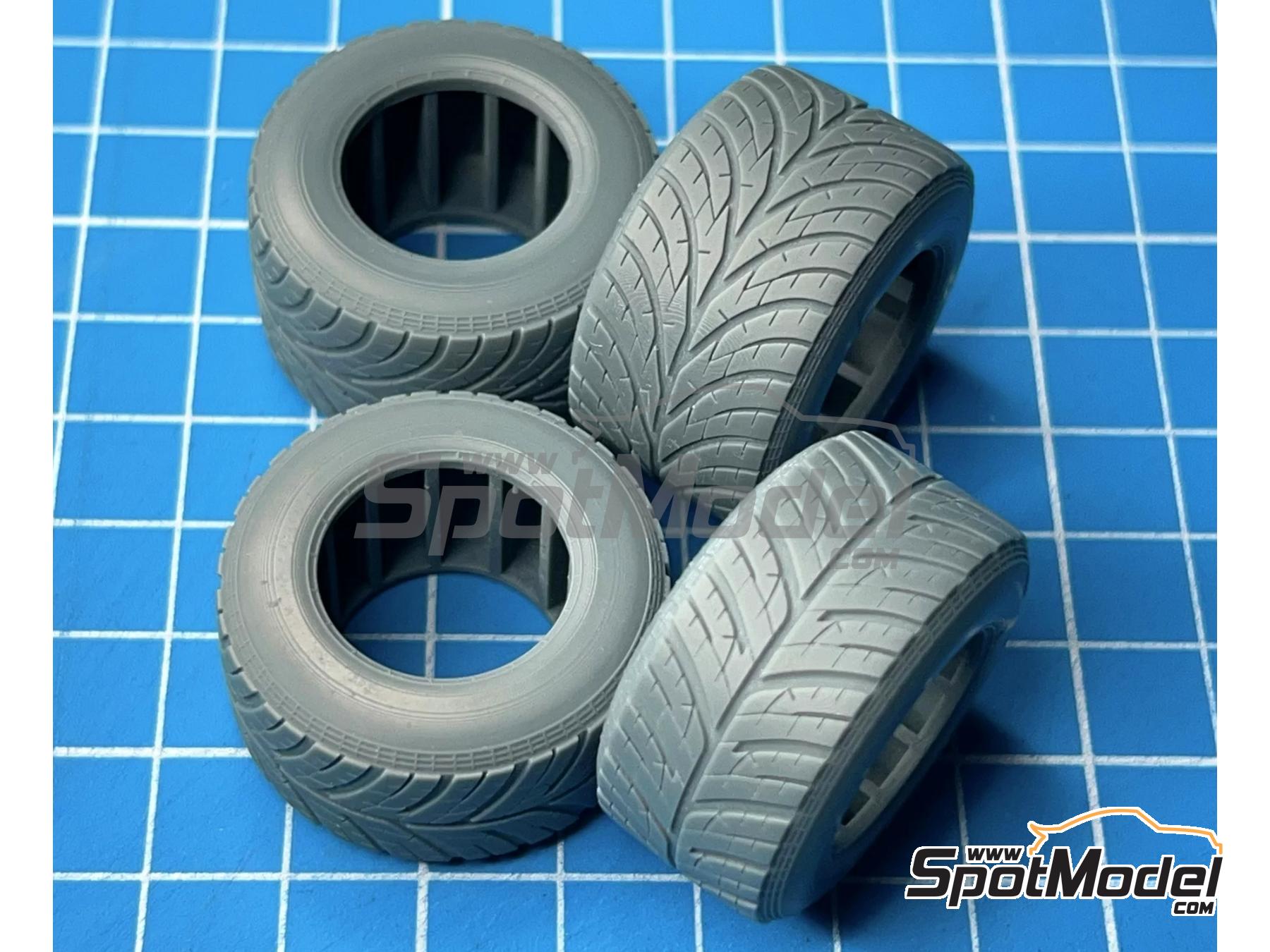 Image 3: Neum&aacute;ticos de lluvia intermedios Bridgestone (2005-2009) | Neum&aacute;ticos en escala&nbsp;1/20 fabricado por Stone Models (ref.&nbsp;A082-2024, tambien A082/2024)