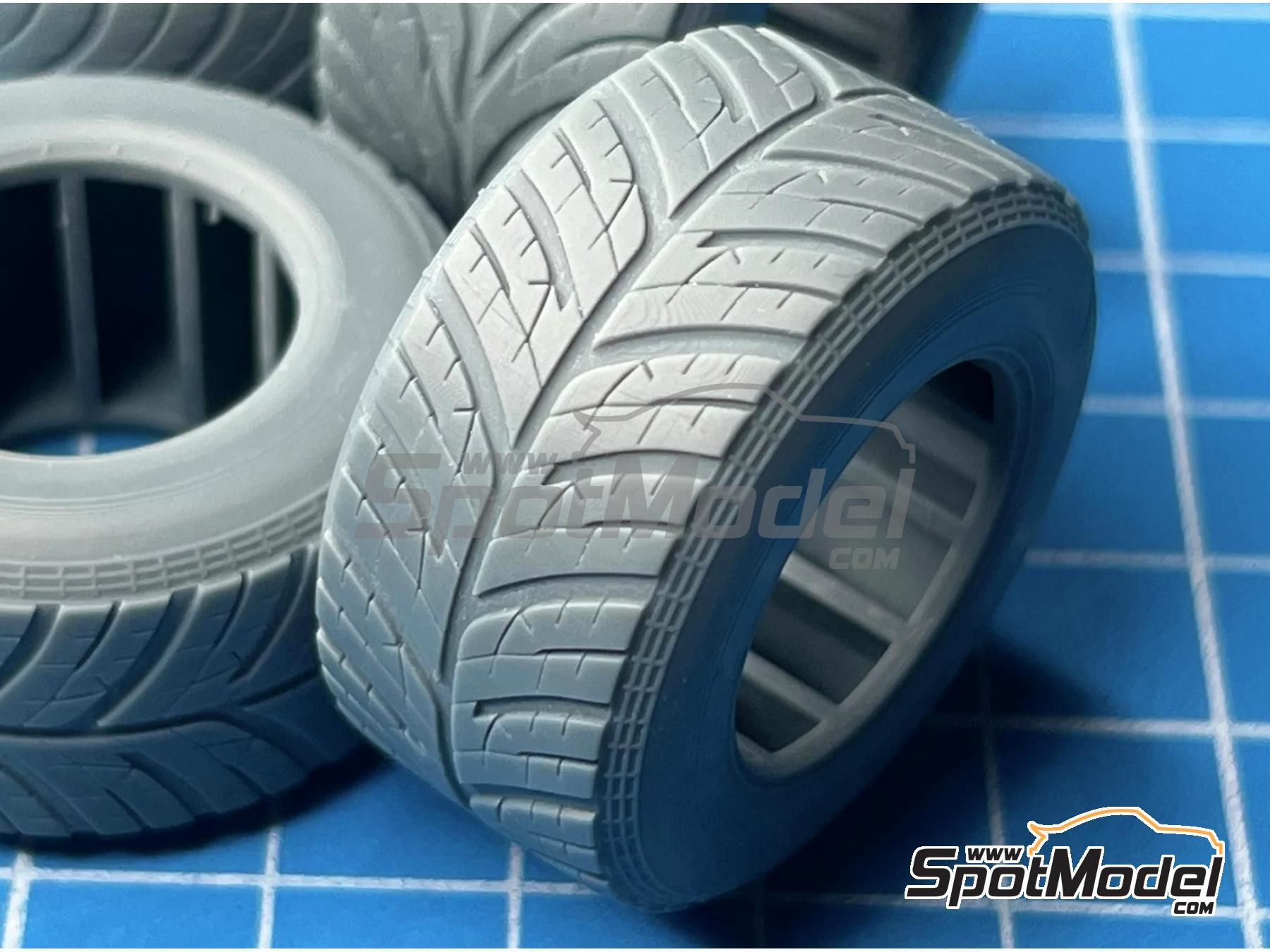 Image 4: Neum&aacute;ticos de lluvia intermedios Bridgestone (2005-2009) | Neum&aacute;ticos en escala&nbsp;1/20 fabricado por Stone Models (ref.&nbsp;A082-2024, tambien A082/2024)