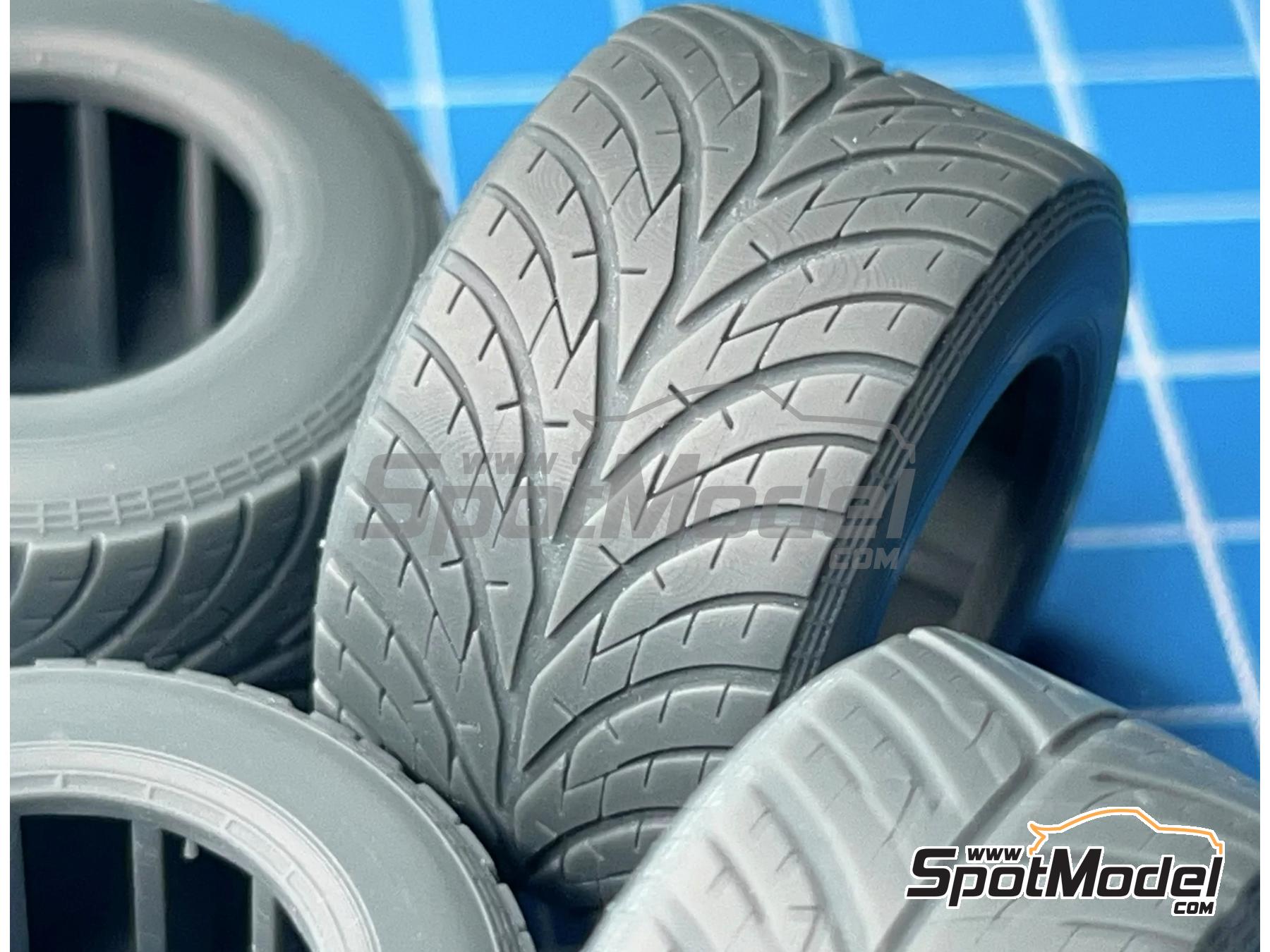 Image 5: Neum&aacute;ticos de lluvia intermedios Bridgestone (2005-2009) | Neum&aacute;ticos en escala&nbsp;1/20 fabricado por Stone Models (ref.&nbsp;A082-2024, tambien A082/2024)