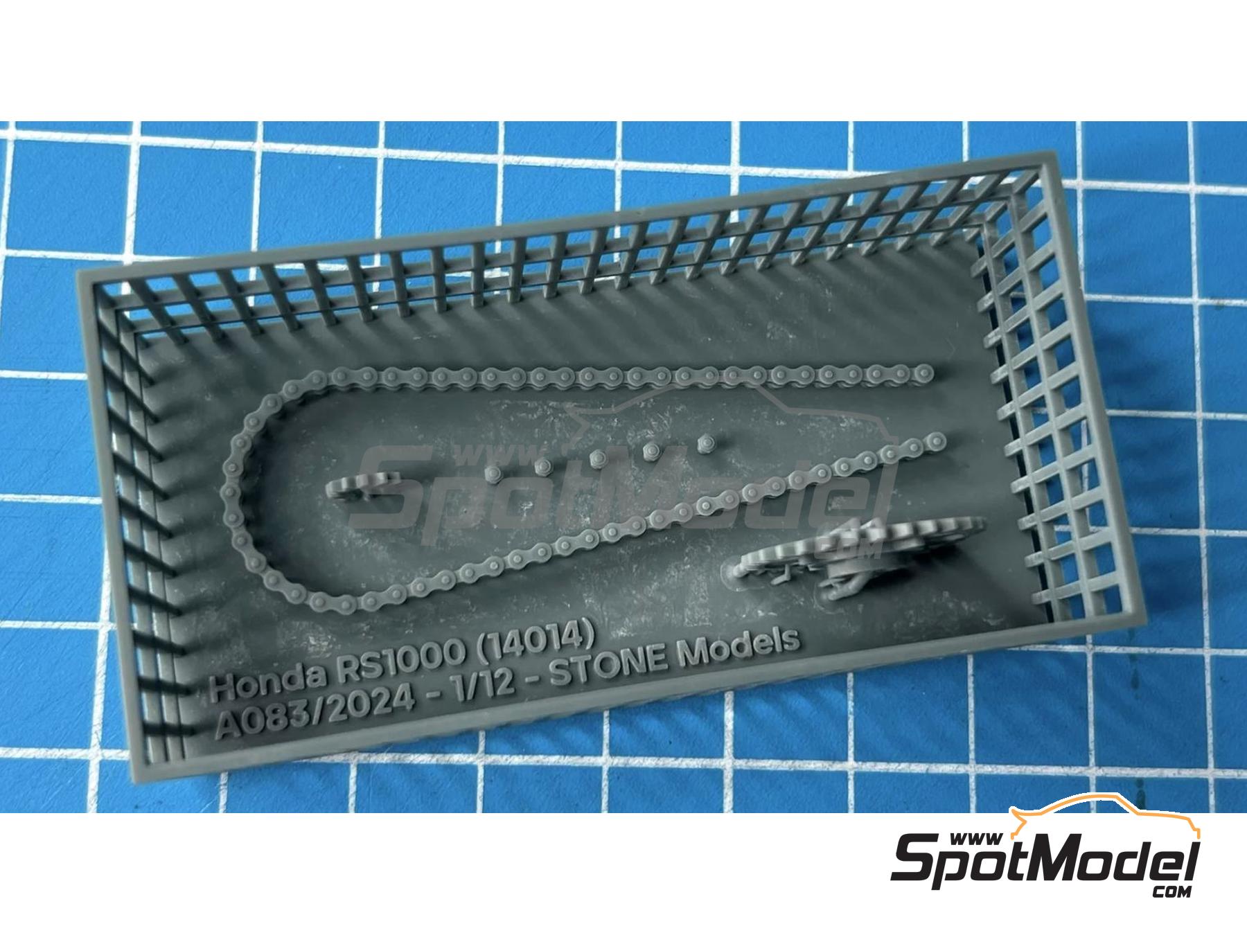Image 3: Honda RS1000 | Chain set in 1/12 scale manufactured by Stone Models (ref.&nbsp;A083-2024, also A083/2024)