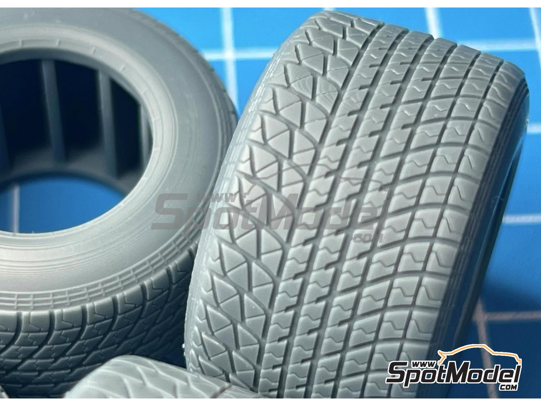 Image 4: Bridgestone Rain Tires (2005-2009) | Tyre set in 1/20 scale manufactured by Stone Models (ref.&nbsp;A085-2024, also A085/2024)