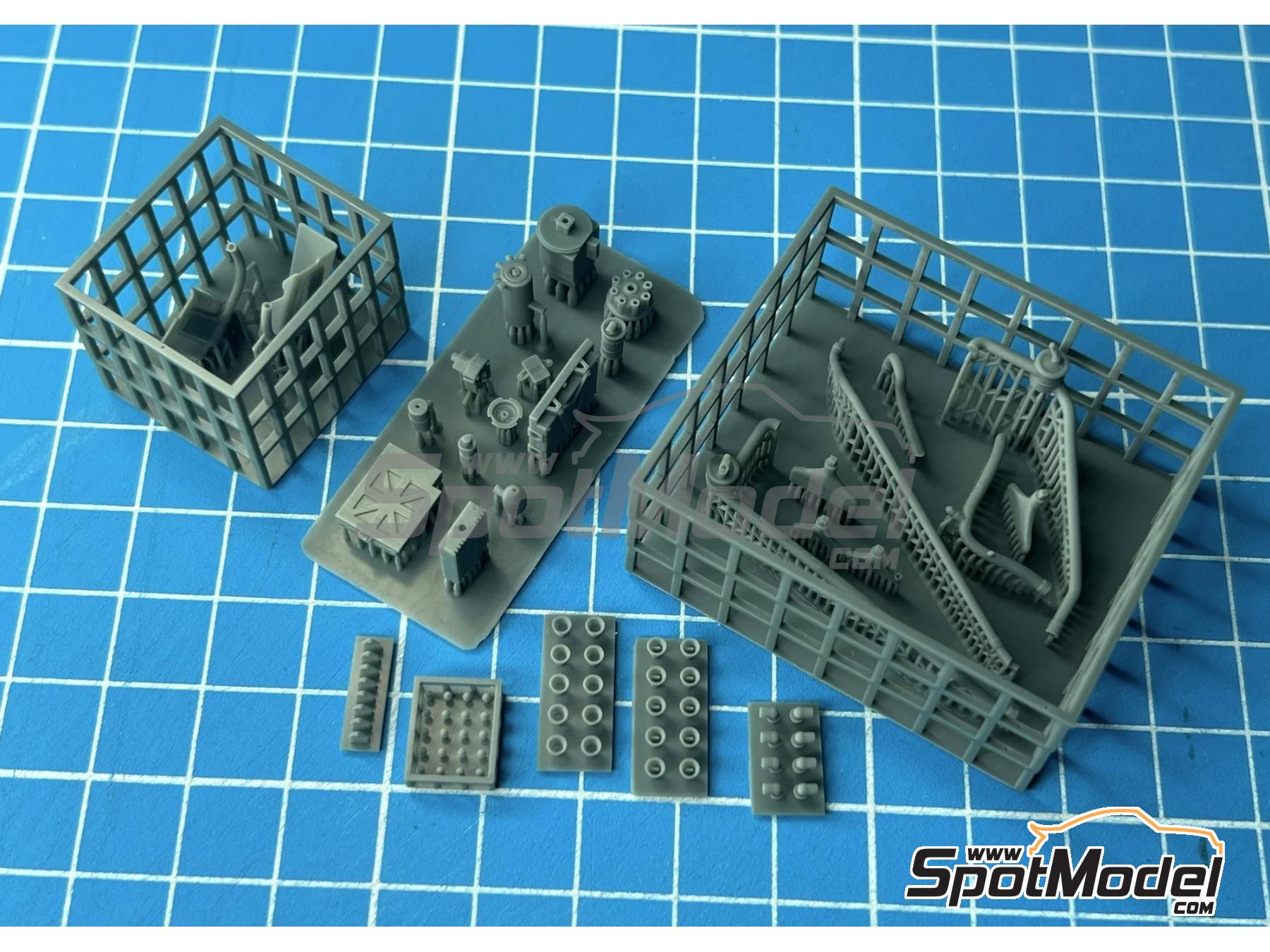 Image 2: Benetton Ford B188 | Detail up set in 1/20 scale manufactured by Stone Models (ref. A086-2024, also A086/2024)