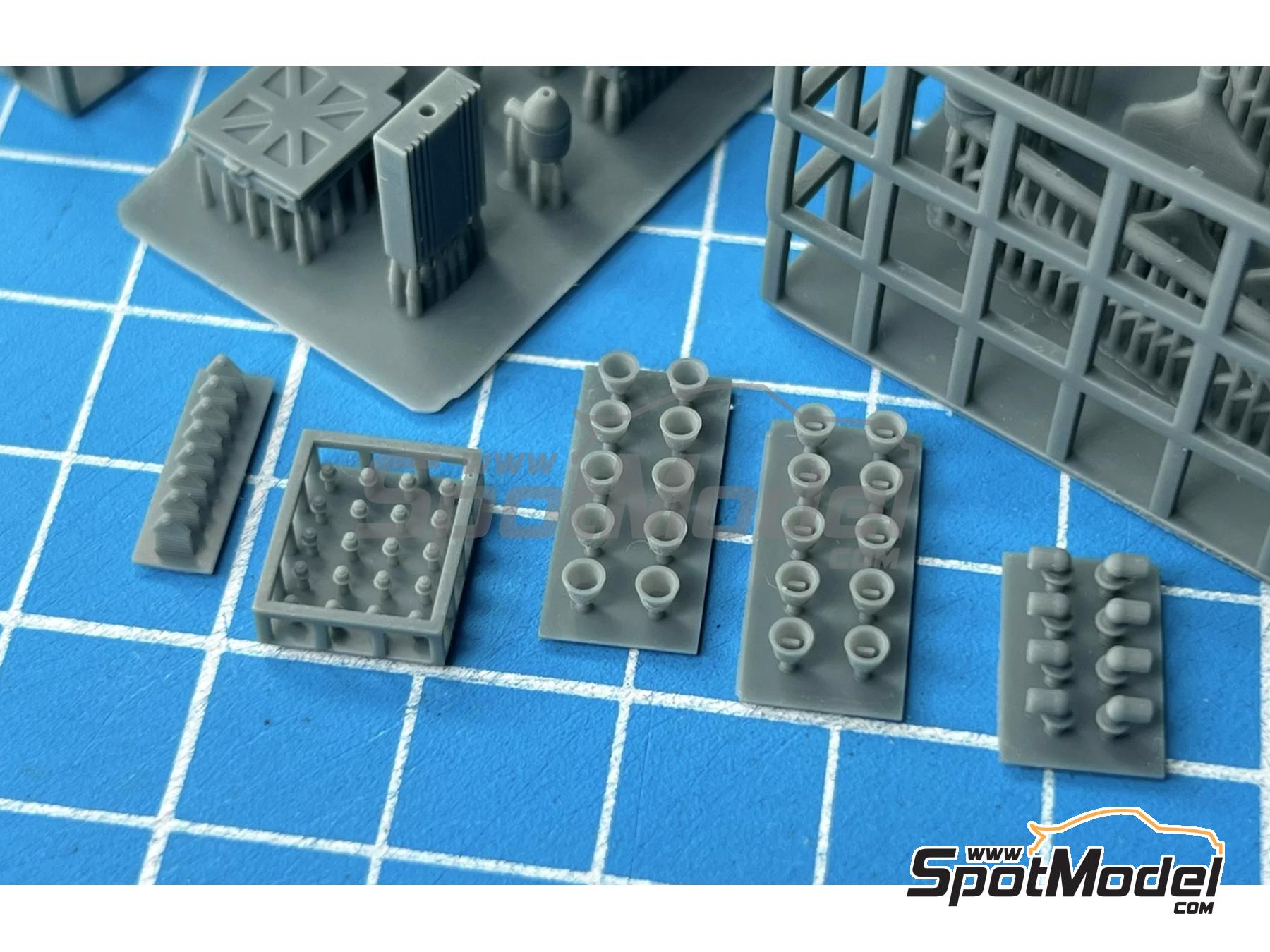 Image 3: Benetton Ford B188 | Detail up set in 1/20 scale manufactured by Stone Models (ref. A086-2024, also A086/2024)