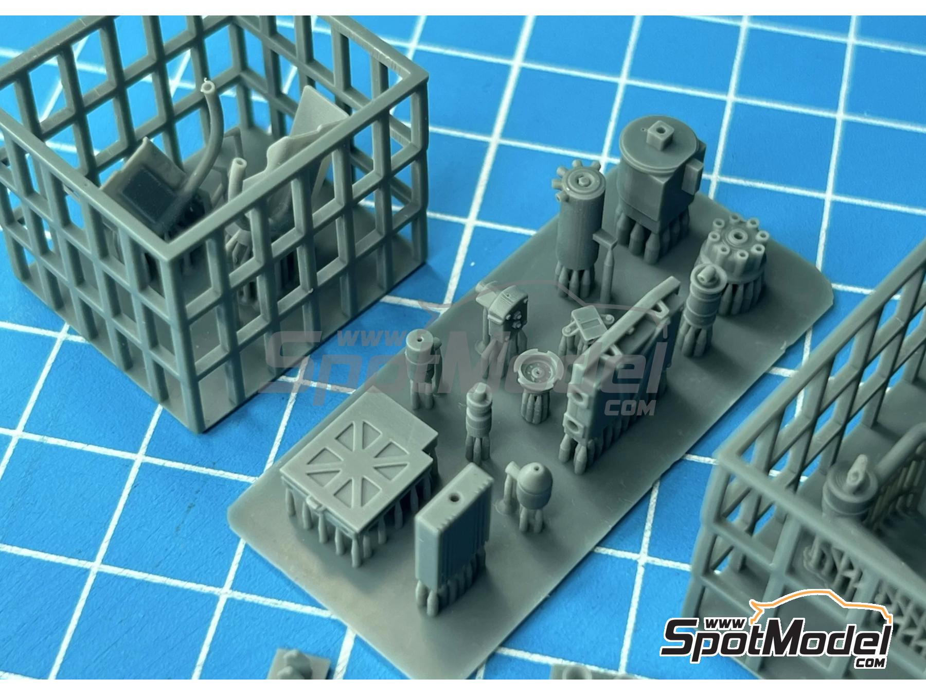 Image 4: Benetton Ford B188 | Detail up set in 1/20 scale manufactured by Stone Models (ref. A086-2024, also A086/2024)