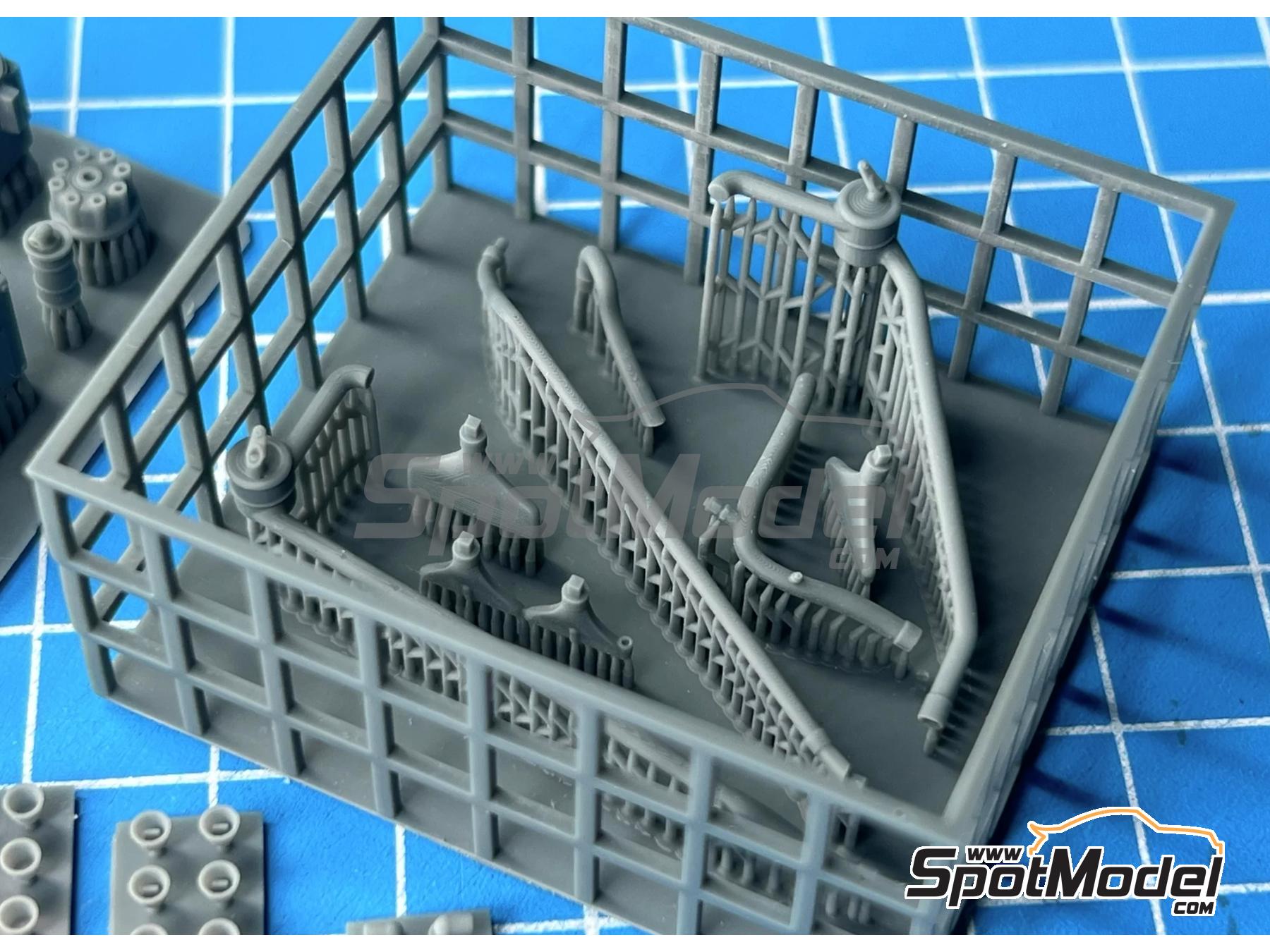 Image 5: Benetton Ford B188 | Detail up set in 1/20 scale manufactured by Stone Models (ref. A086-2024, also A086/2024)