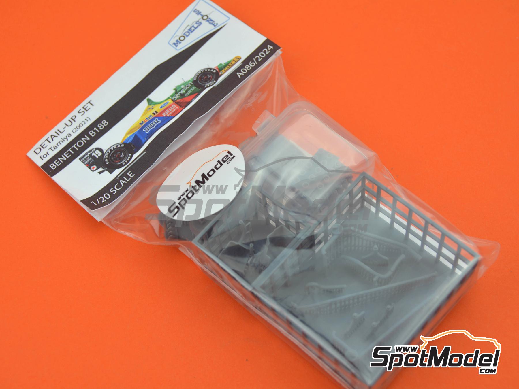 Image 6: Benetton Ford B188 | Detail up set in 1/20 scale manufactured by Stone Models (ref. A086-2024, also A086/2024)