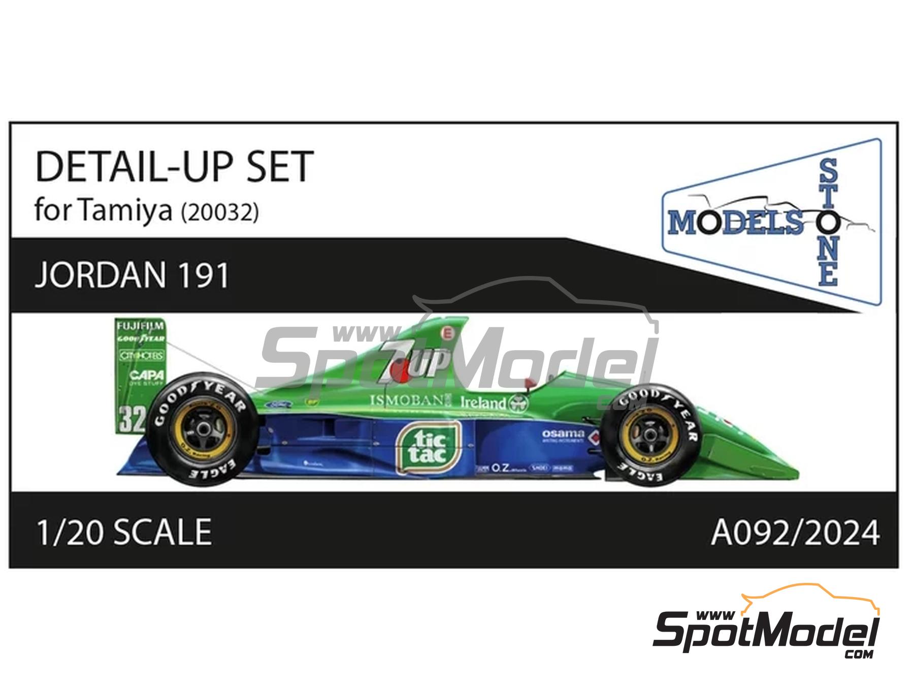 Image 1: Jordan Ford 191 -  1991 | Detail up set in 1/20 scale manufactured by Stone Models (ref.&nbsp;A092-2024, also A092/2024)