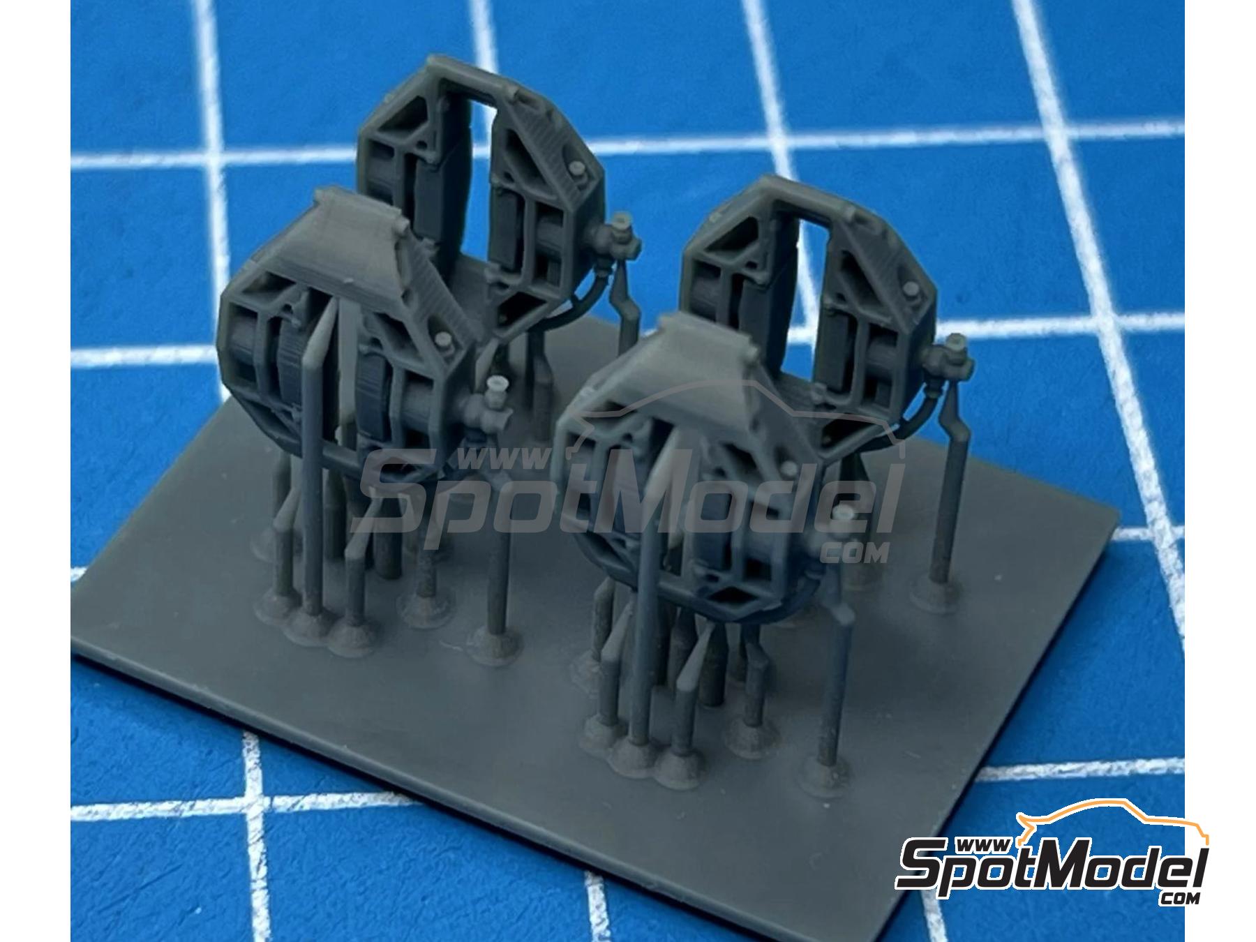 Image 6: McLaren TAG Porsche MP4/2C -  1986 | Brakes in 1/20 scale manufactured by Stone Models (ref.&nbsp;A096-2025, also A096/2025)