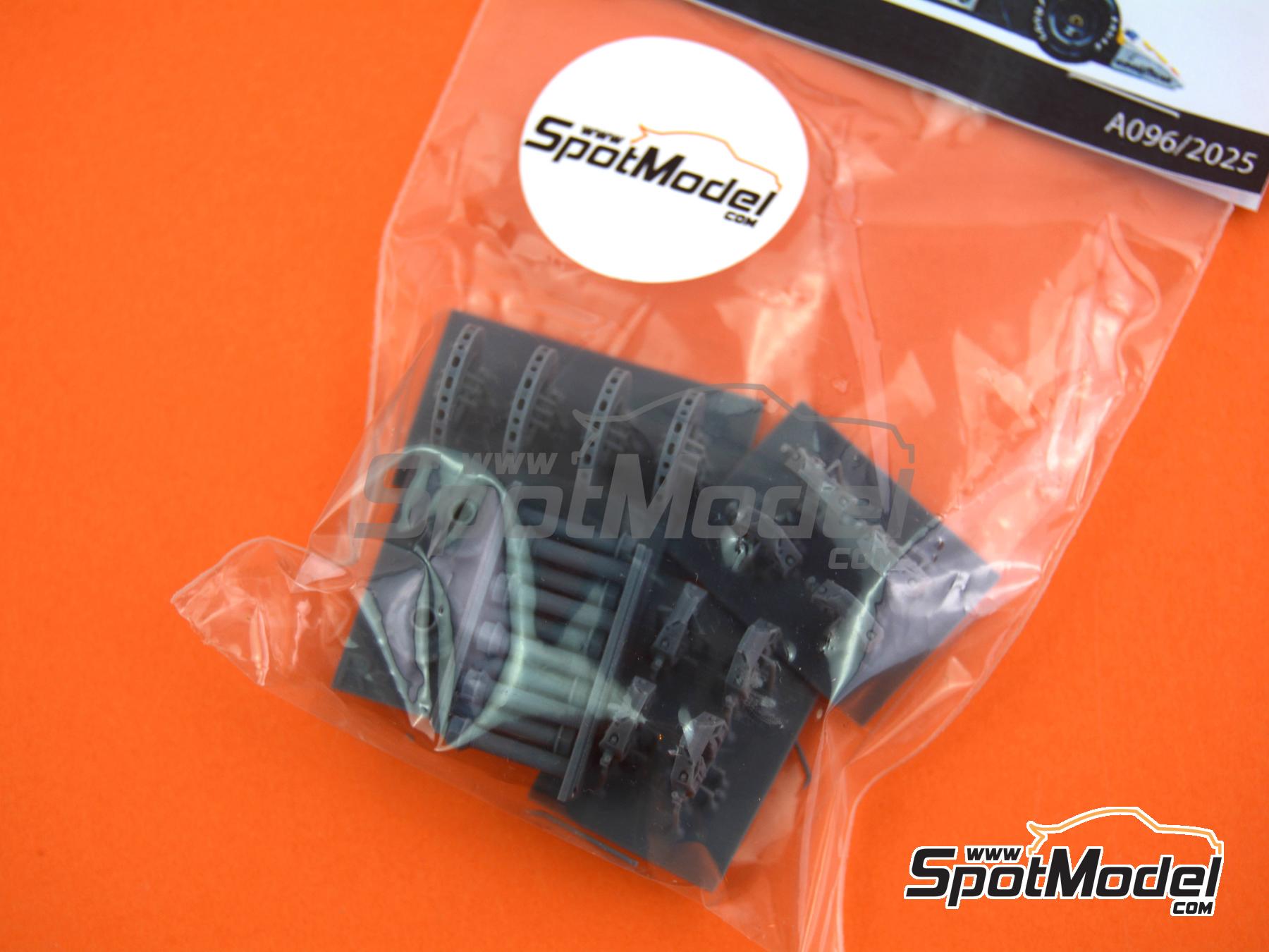 Image 10: McLaren TAG Porsche MP4/2C -  1986 | Brakes in 1/20 scale manufactured by Stone Models (ref.&nbsp;A096-2025, also A096/2025)