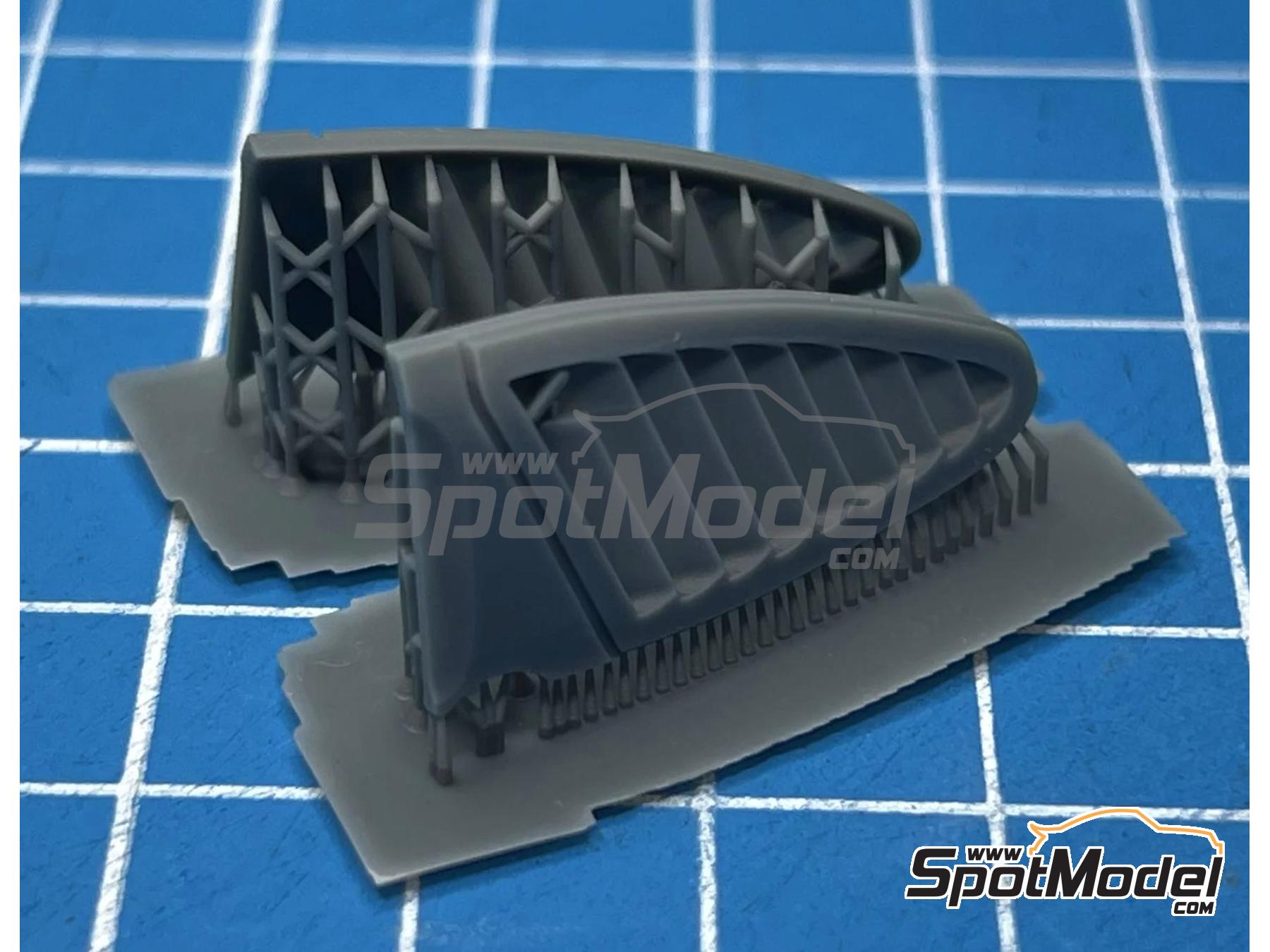 Image 3: Porsche 911 GT1 -  1998 | Detail in 1/24 scale manufactured by Stone Models (ref.&nbsp;A098-2025, also A098/2025)