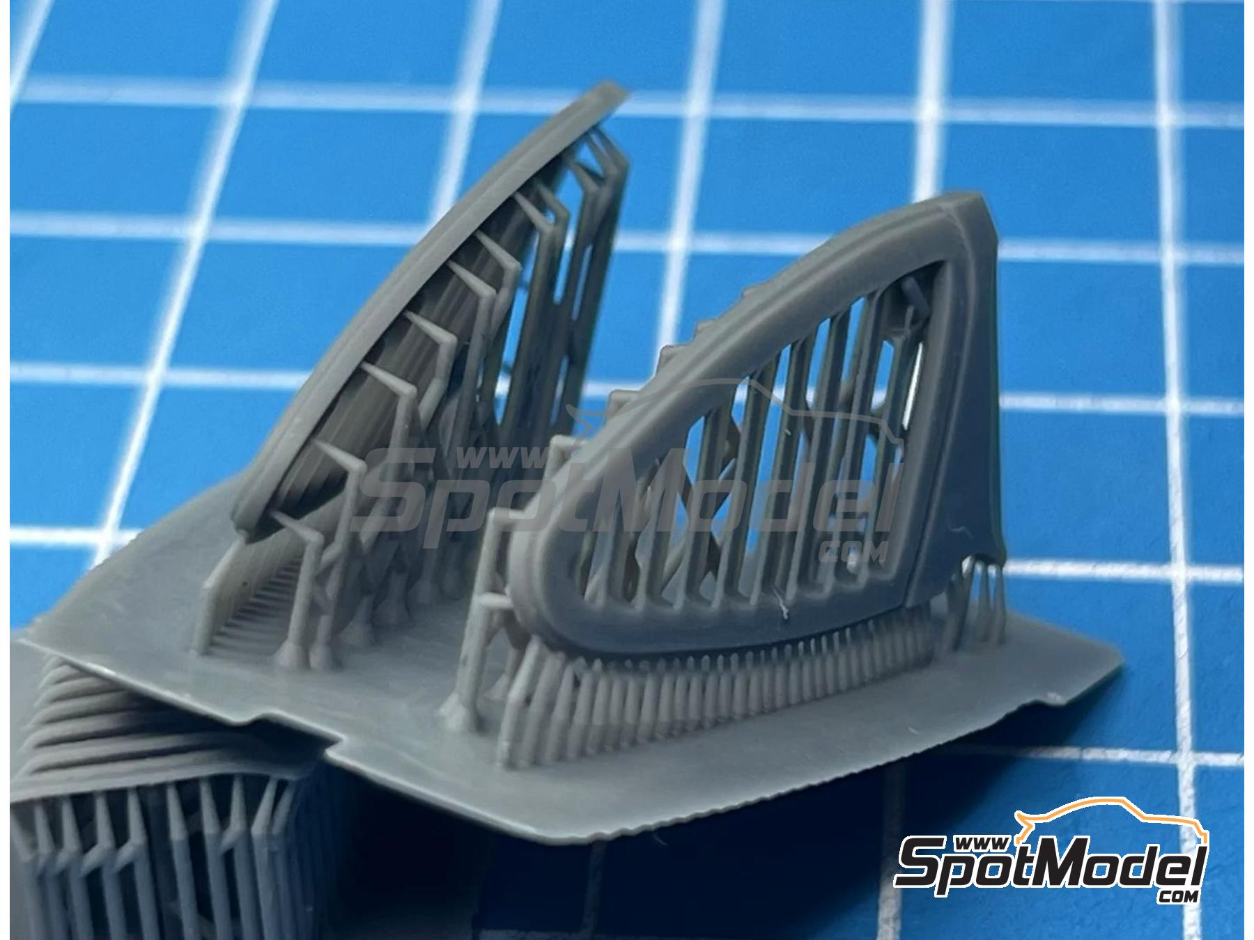 Image 4: Porsche 911 GT1 -  1998 | Detail in 1/24 scale manufactured by Stone Models (ref.&nbsp;A098-2025, also A098/2025)