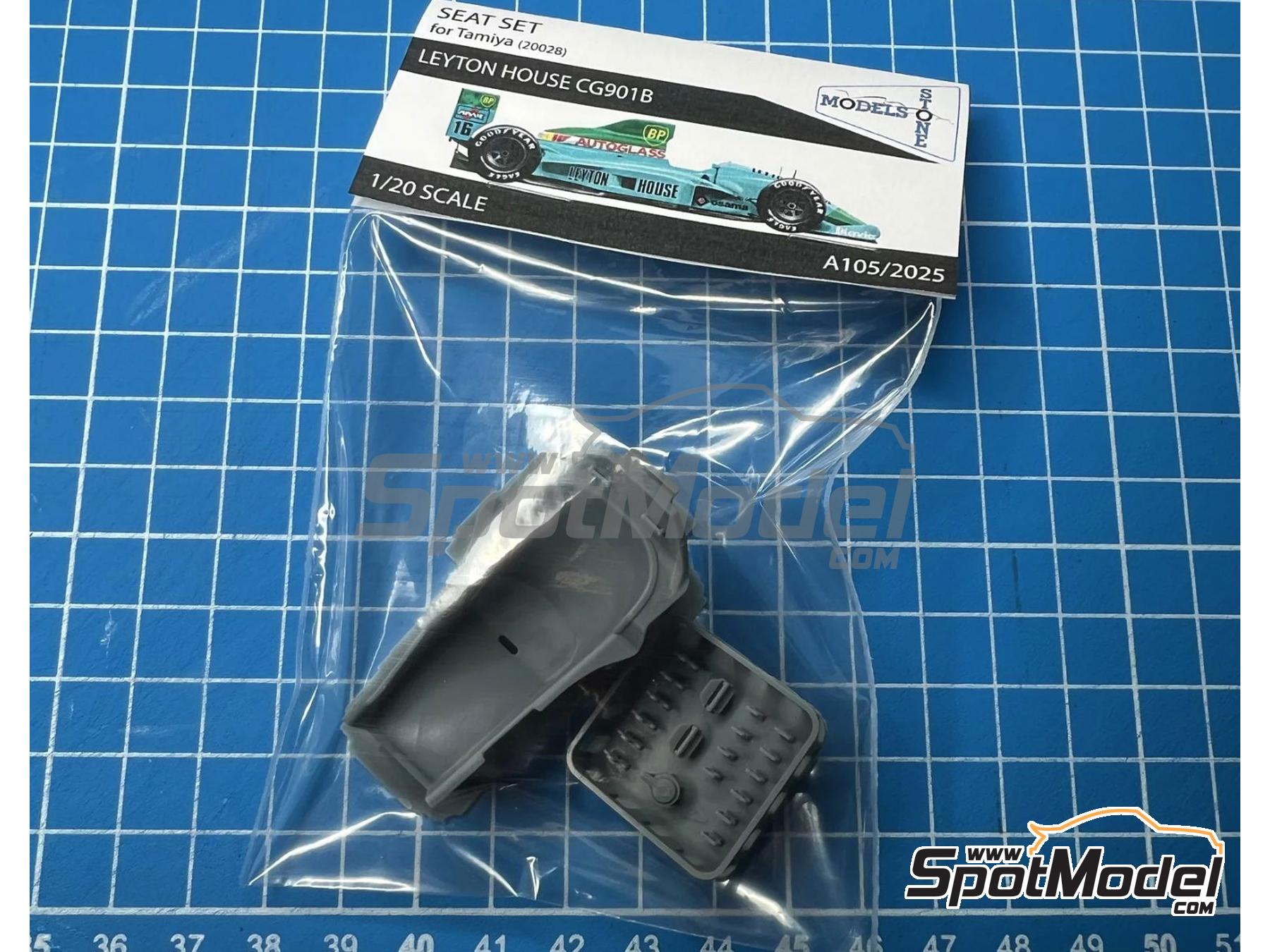 Image 2: Leyton House Judd CG901B | Asientos en escala 1/20 fabricado por Stone Models (ref. A105-2025, tambien A105/2025)