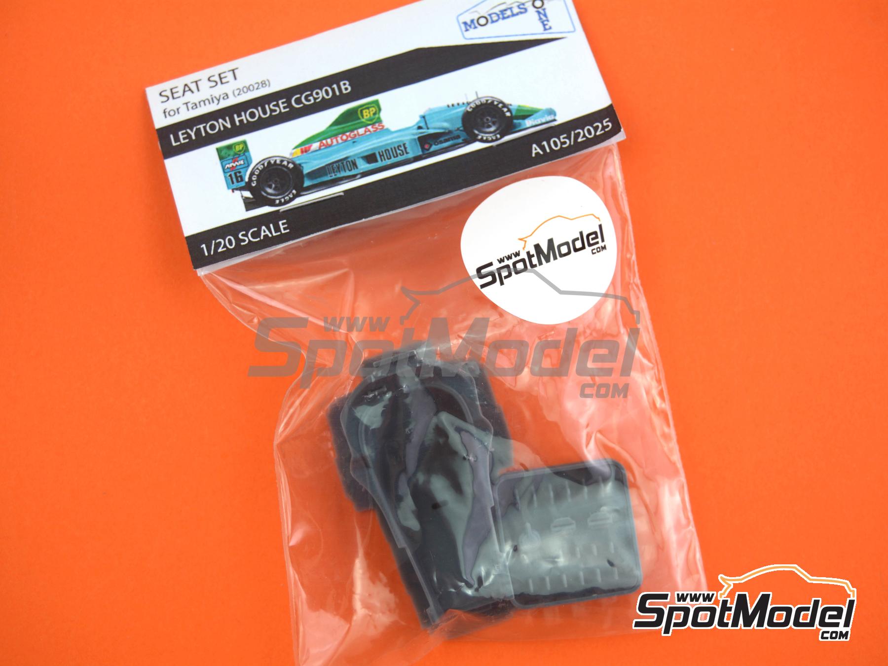 Image 8: Leyton House Judd CG901B | Asientos en escala 1/20 fabricado por Stone Models (ref. A105-2025, tambien A105/2025)