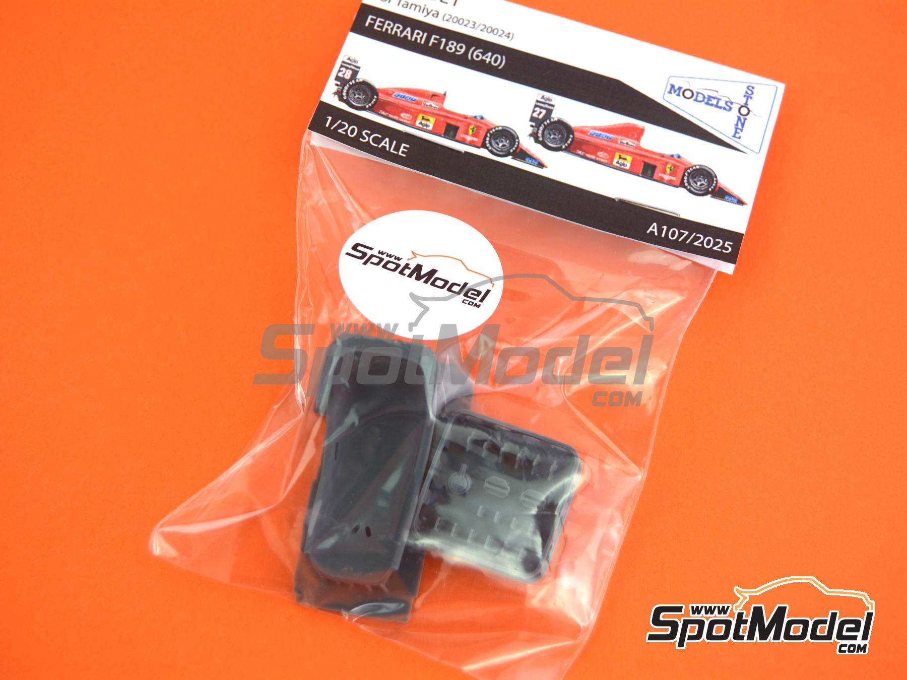 Image 2: Ferrari F1/89 640 | Asientos en escala&nbsp;1/20 fabricado por Stone Models (ref.&nbsp;A107-2025, tambien A107/2025)
