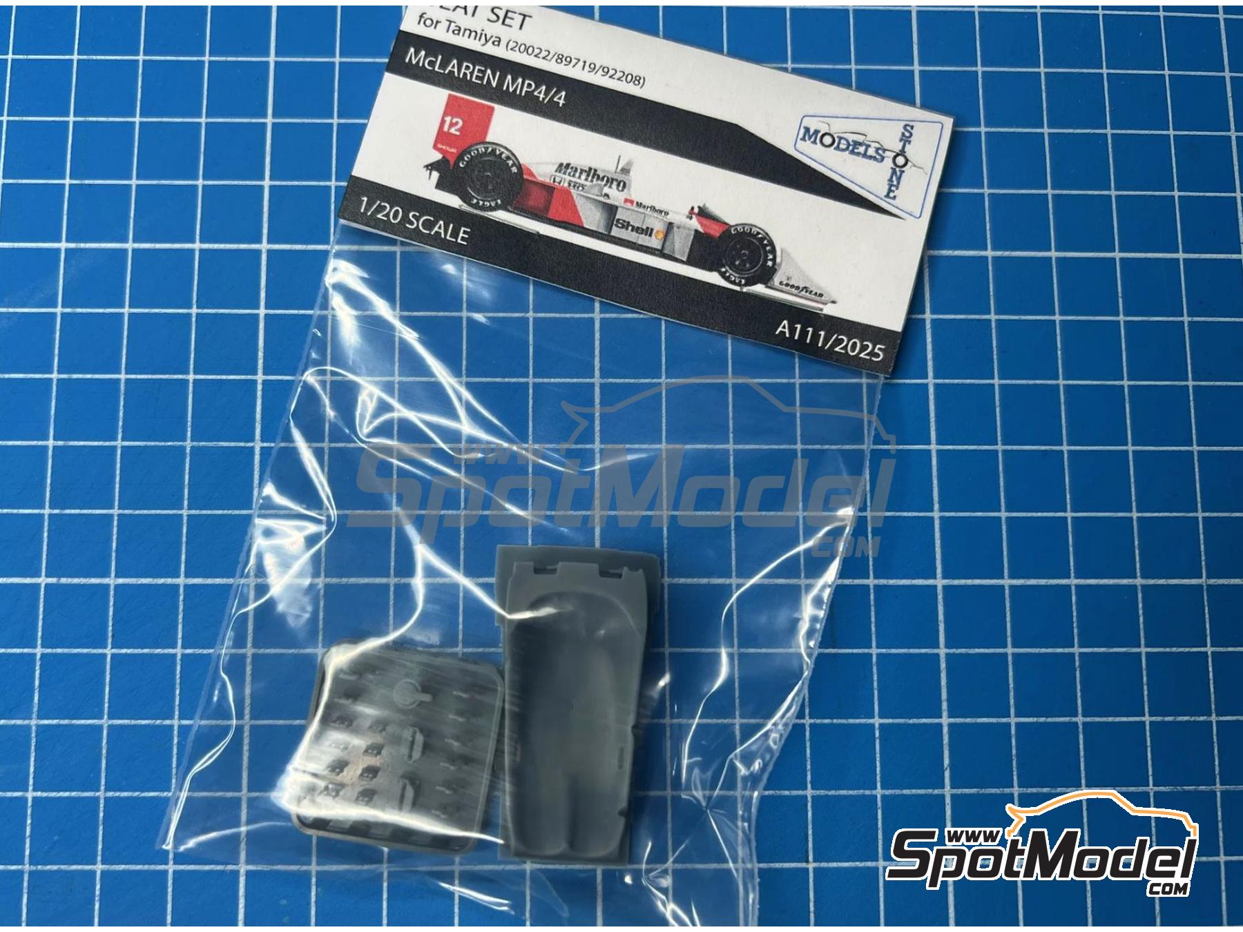 Image 1: McLaren Honda MP4/4 | Seat in 1/20 scale manufactured by Stone Models (ref. A111-2025, also A111/2025)