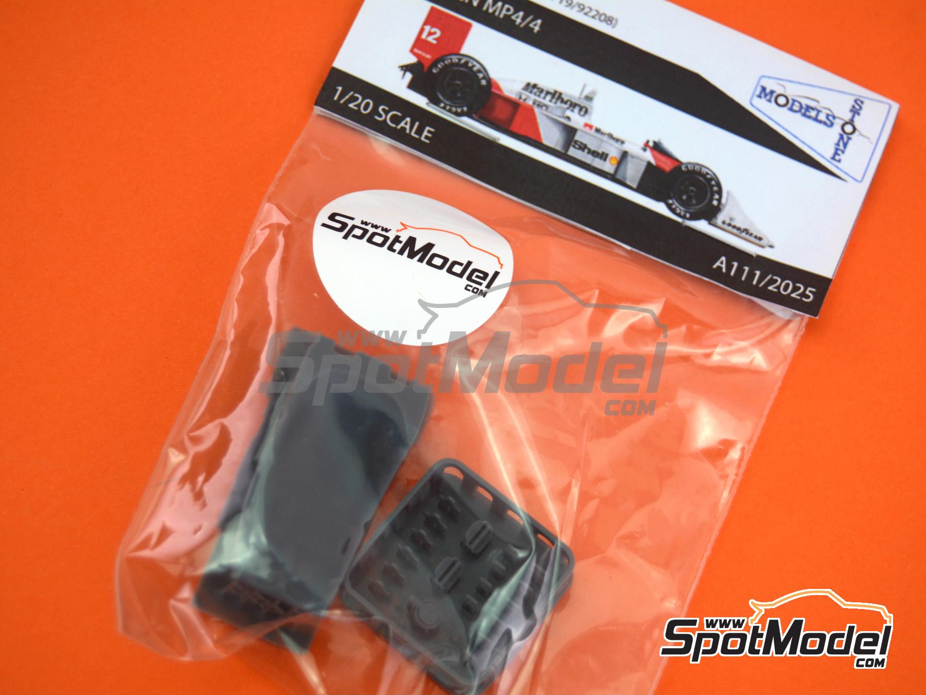 Image 8: McLaren Honda MP4/4 | Seat in 1/20 scale manufactured by Stone Models (ref. A111-2025, also A111/2025)