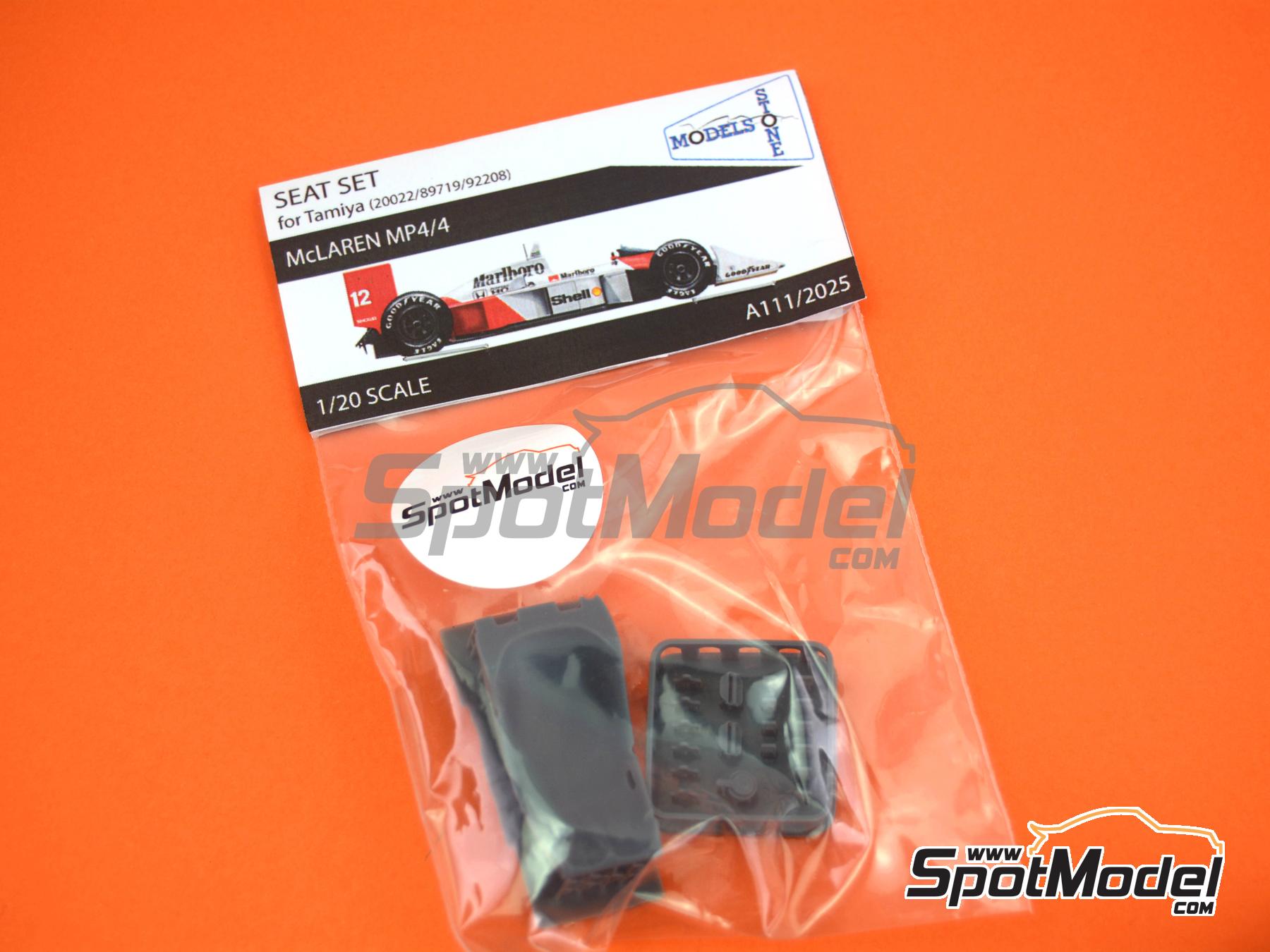 Image 9: McLaren Honda MP4/4 | Seat in 1/20 scale manufactured by Stone Models (ref. A111-2025, also A111/2025)