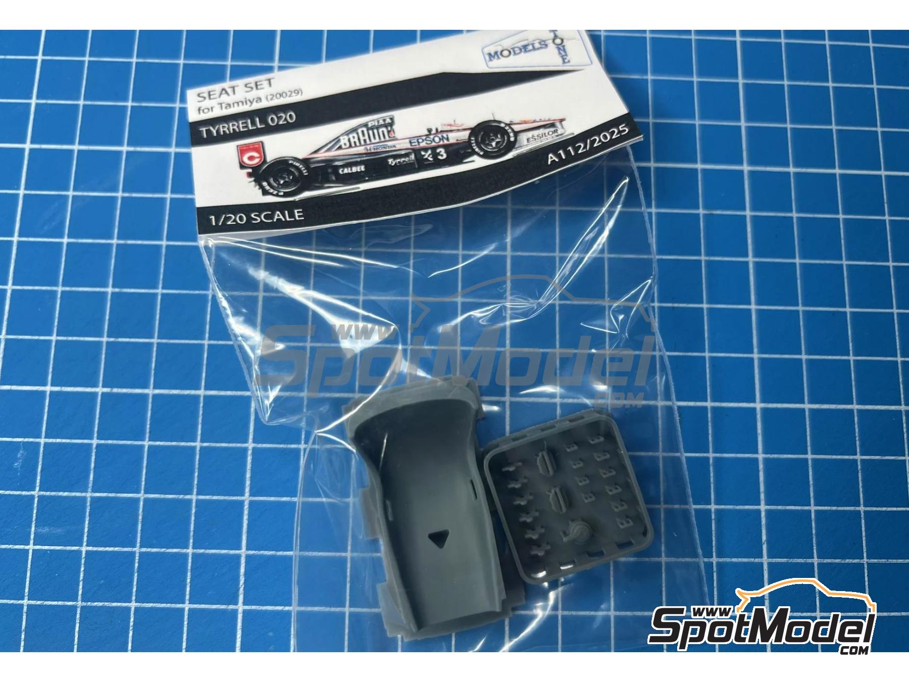 Image 1: Tyrrell Honda 020 | Seat in 1/20 scale manufactured by Stone Models (ref. A112-2025, also A112/2025)