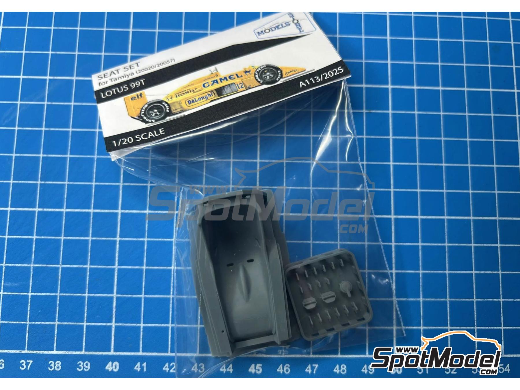 Image 1: Lotus Honda 99T | Seat in 1/20 scale manufactured by Stone Models (ref. A113-2025, also A113/2025)