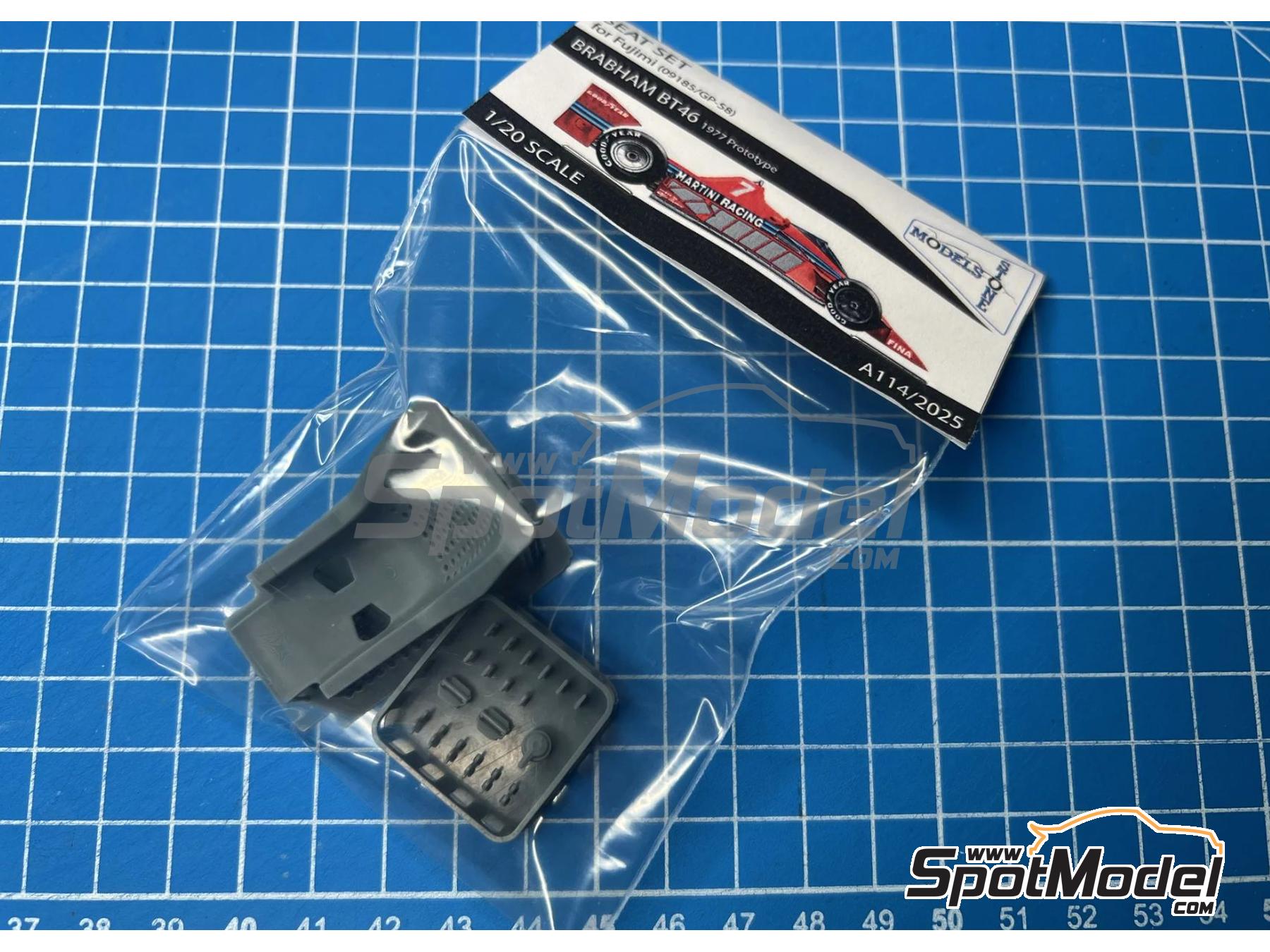 Image 1: Brabham BT46 Prototype -  1977 | Asientos en escala&nbsp;1/20 fabricado por Stone Models (ref.&nbsp;A114-2025, tambien A114/2025)