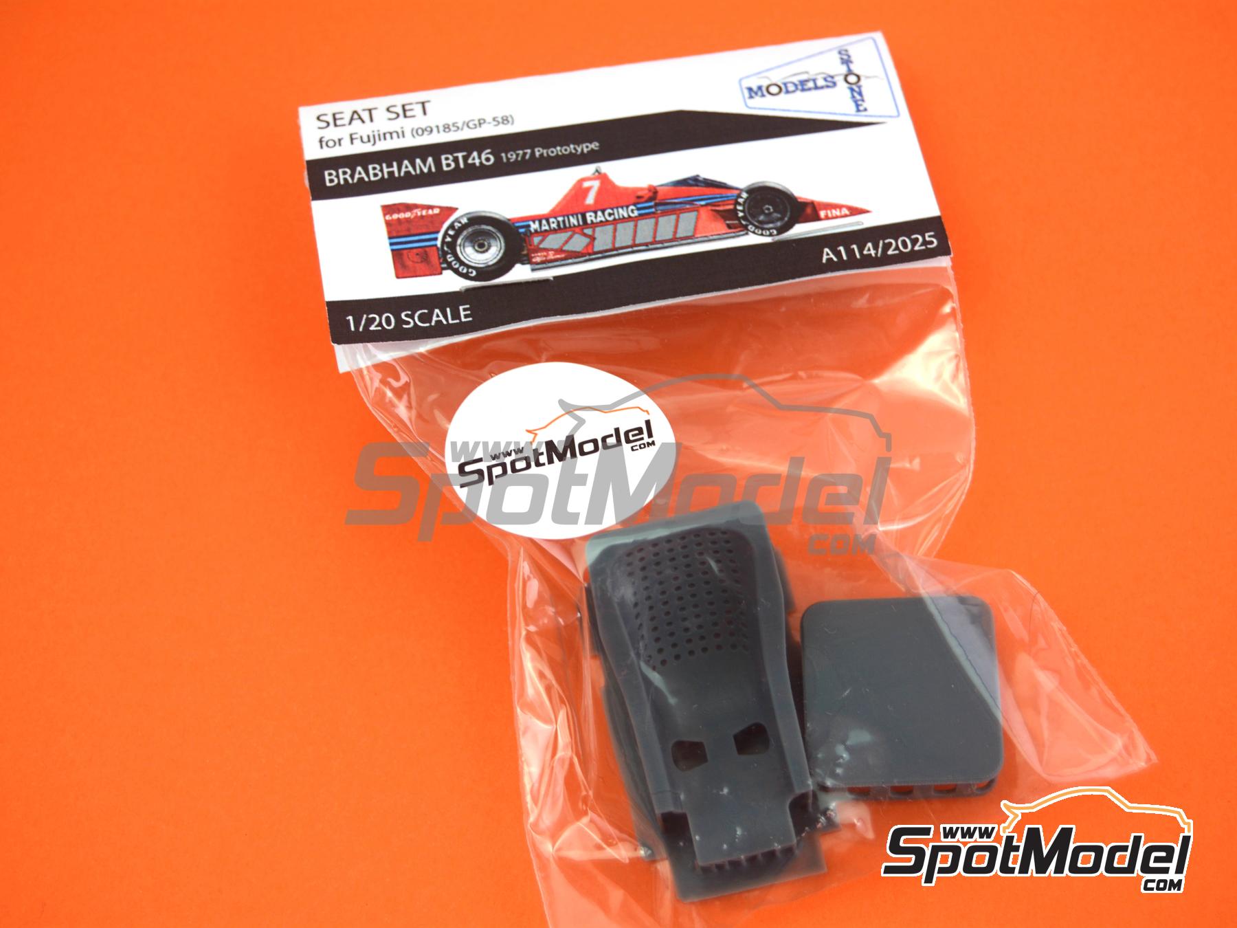 Image 9: Brabham BT46 Prototype -  1977 | Asientos en escala&nbsp;1/20 fabricado por Stone Models (ref.&nbsp;A114-2025, tambien A114/2025)