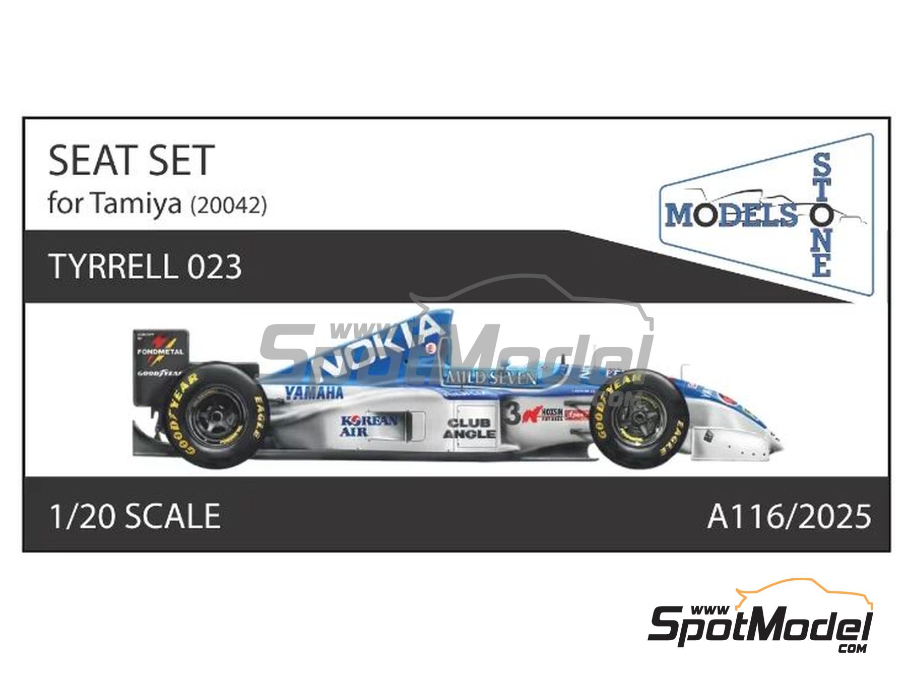 Image 1: Tyrrell Yamaha 023 | Seat in 1/20 scale manufactured by Stone Models (ref. A116-2025, also A116/2025)