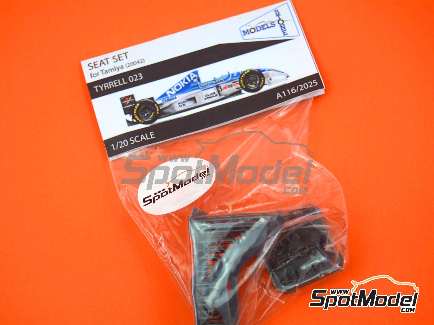 Image 6: Tyrrell Yamaha 023 | Seat in 1/20 scale manufactured by Stone Models (ref. A116-2025, also A116/2025)