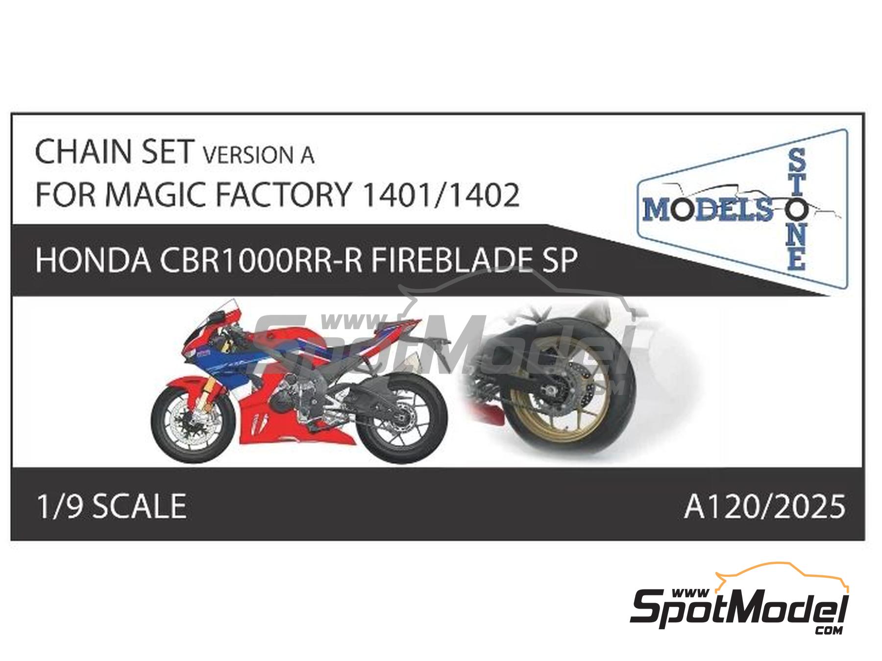Image 1: Honda CBR1000RR-R Fireblade SP - Version A | Chain set in 1/9 scale manufactured by Stone Models (ref. A120-2025, also A120/2025)