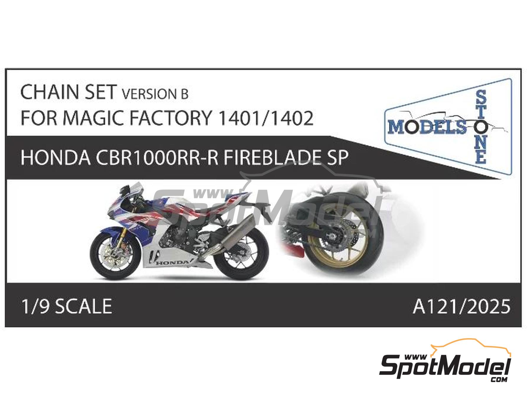 Image 1: Honda CBR1000RR-R Fireblade SP - Version B | Chain set in 1/9 scale manufactured by Stone Models (ref. A121-2025, also A121/2025)