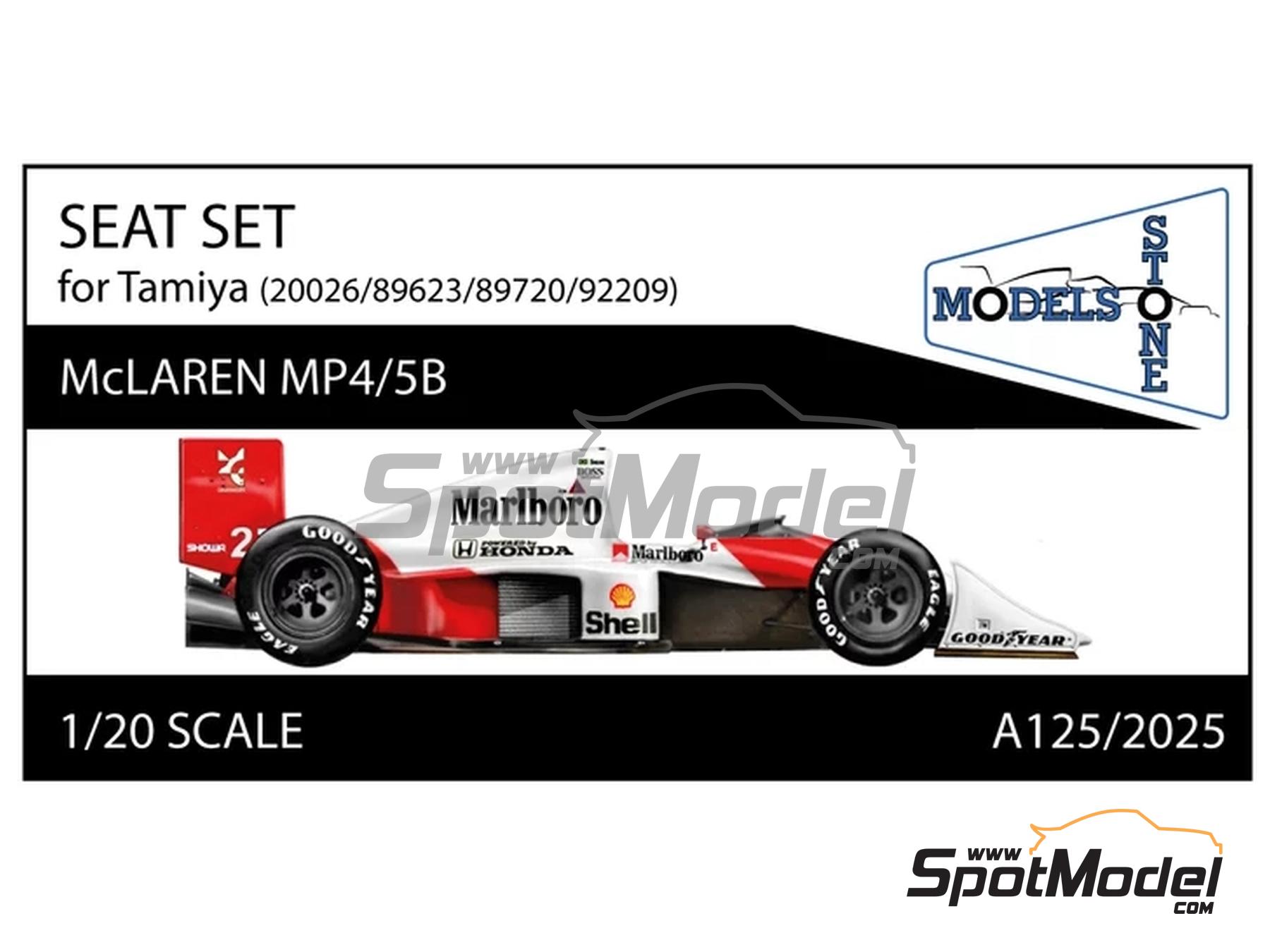 Image 1: McLaren Honda MP4/5B | Seat in 1/20 scale manufactured by Stone Models (ref.&nbsp;A125-2025, also A125/2025)