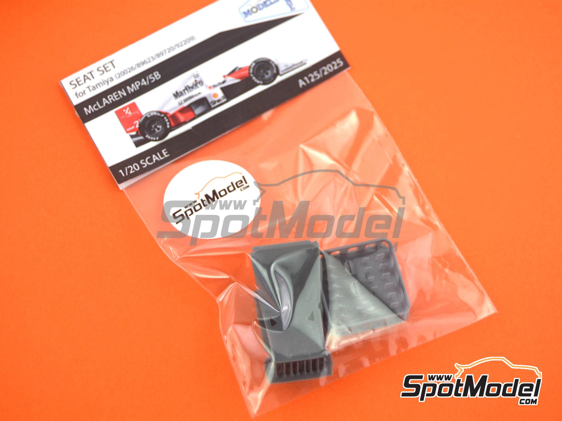 Image 8: McLaren Honda MP4/5B | Asientos en escala&nbsp;1/20 fabricado por Stone Models (ref.&nbsp;A125-2025, tambien A125/2025)