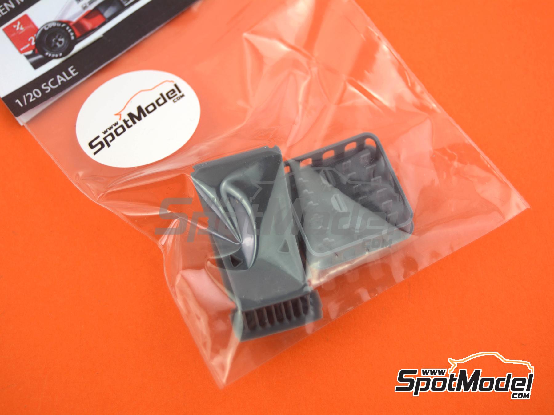 Image 9: McLaren Honda MP4/5B | Asientos en escala&nbsp;1/20 fabricado por Stone Models (ref.&nbsp;A125-2025, tambien A125/2025)