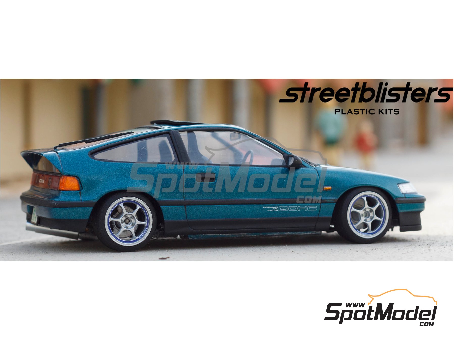 Image 3: SB-RG 16 pulgadas | Set de llantas y neumáticos en escala 1/24 fabricado por StreetBlisters (ref. SB-10003, tambien 10003)