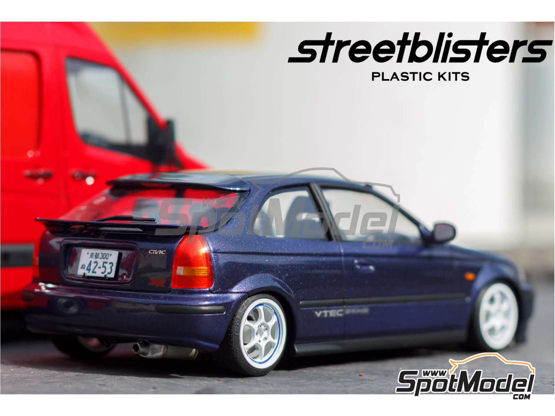 Image 4: SB-RG 16 pulgadas | Set de llantas y neumáticos en escala 1/24 fabricado por StreetBlisters (ref. SB-10003, tambien 10003)