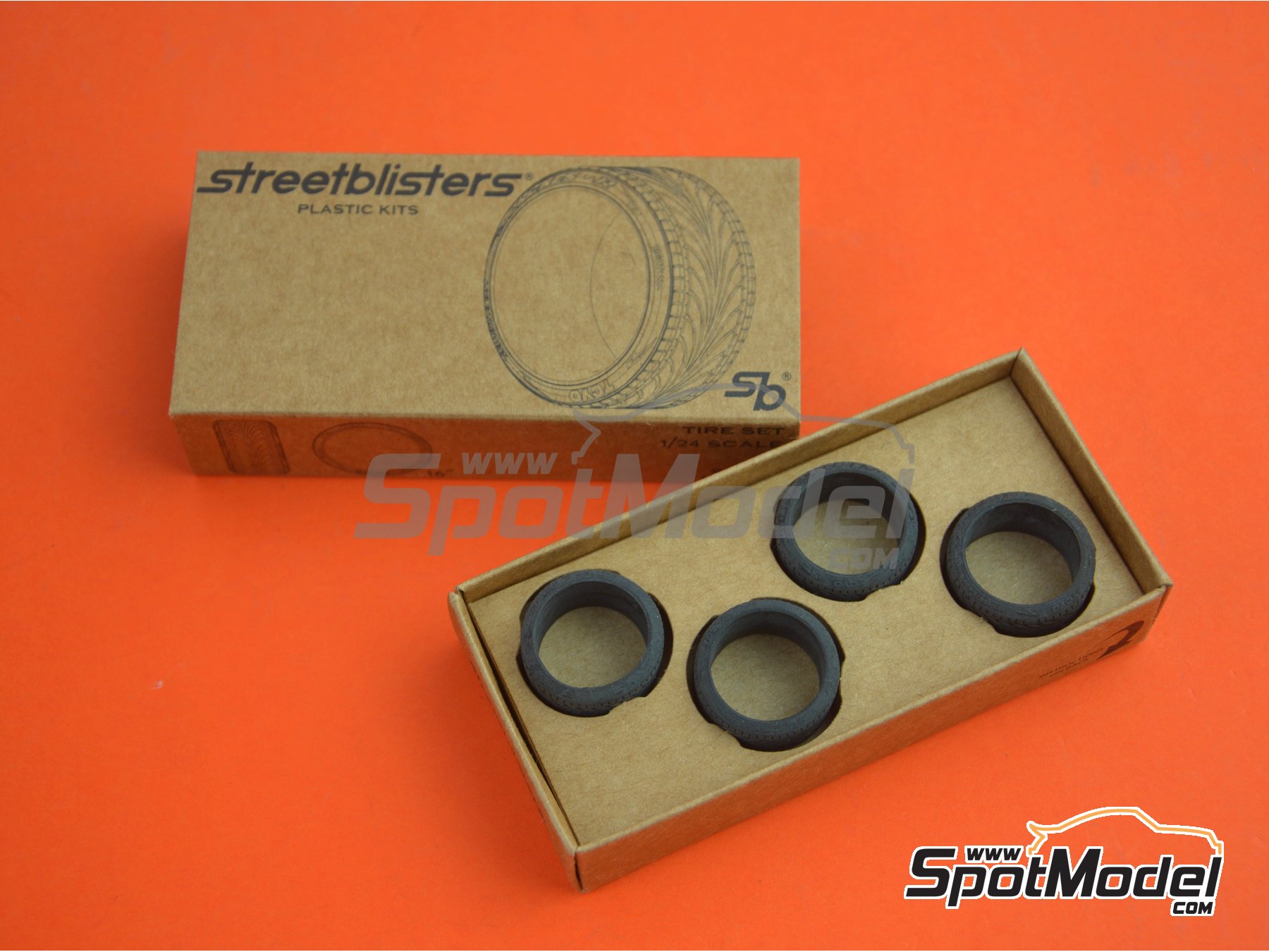 Image 3: SB-TIR 16 pulgadas | Neumáticos en escala 1/24 fabricado por StreetBlisters (ref. SB-10004, tambien 10004)