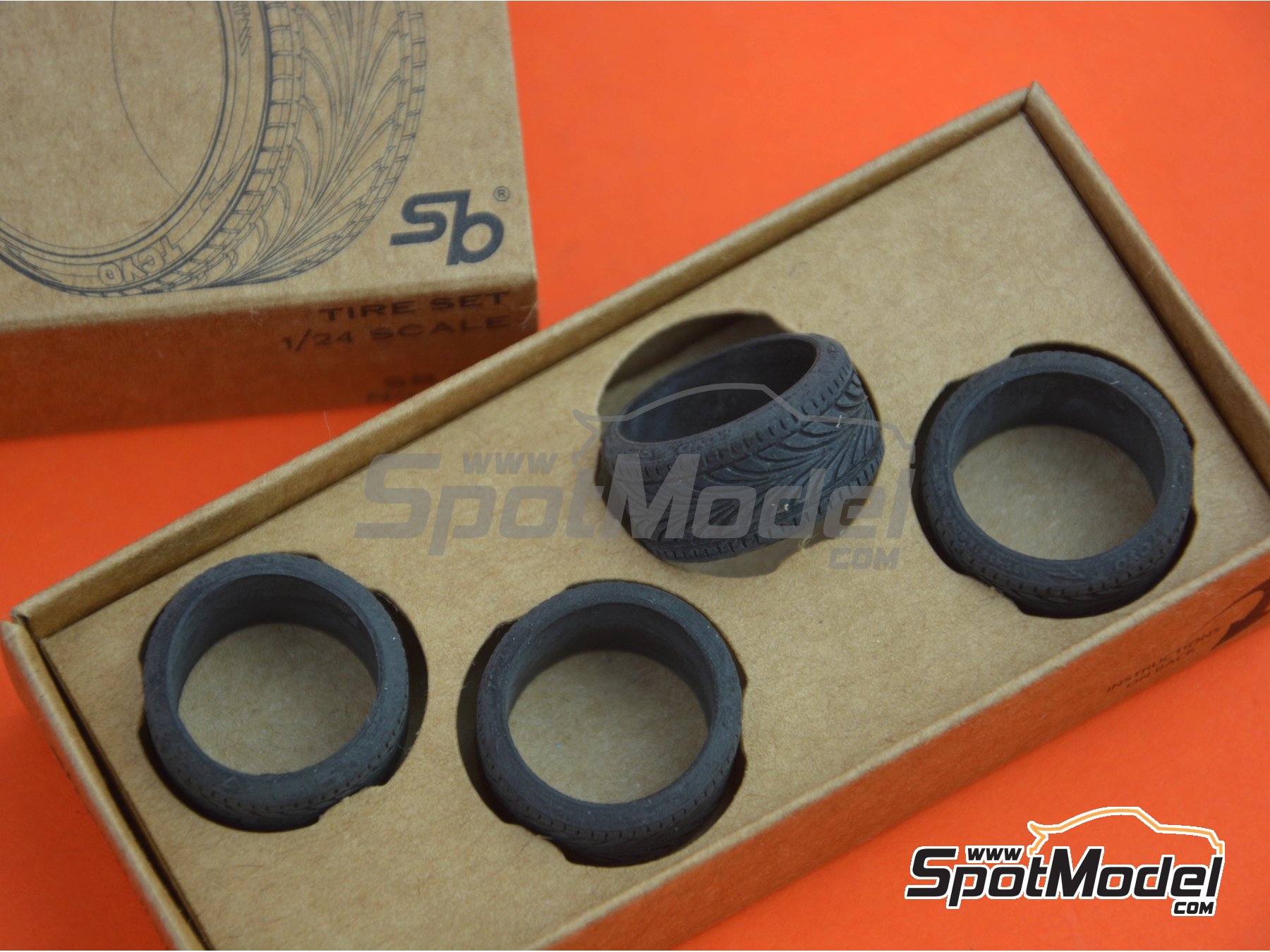 Image 4: SB-TIR 16 pulgadas | Neumáticos en escala 1/24 fabricado por StreetBlisters (ref. SB-10004, tambien 10004)