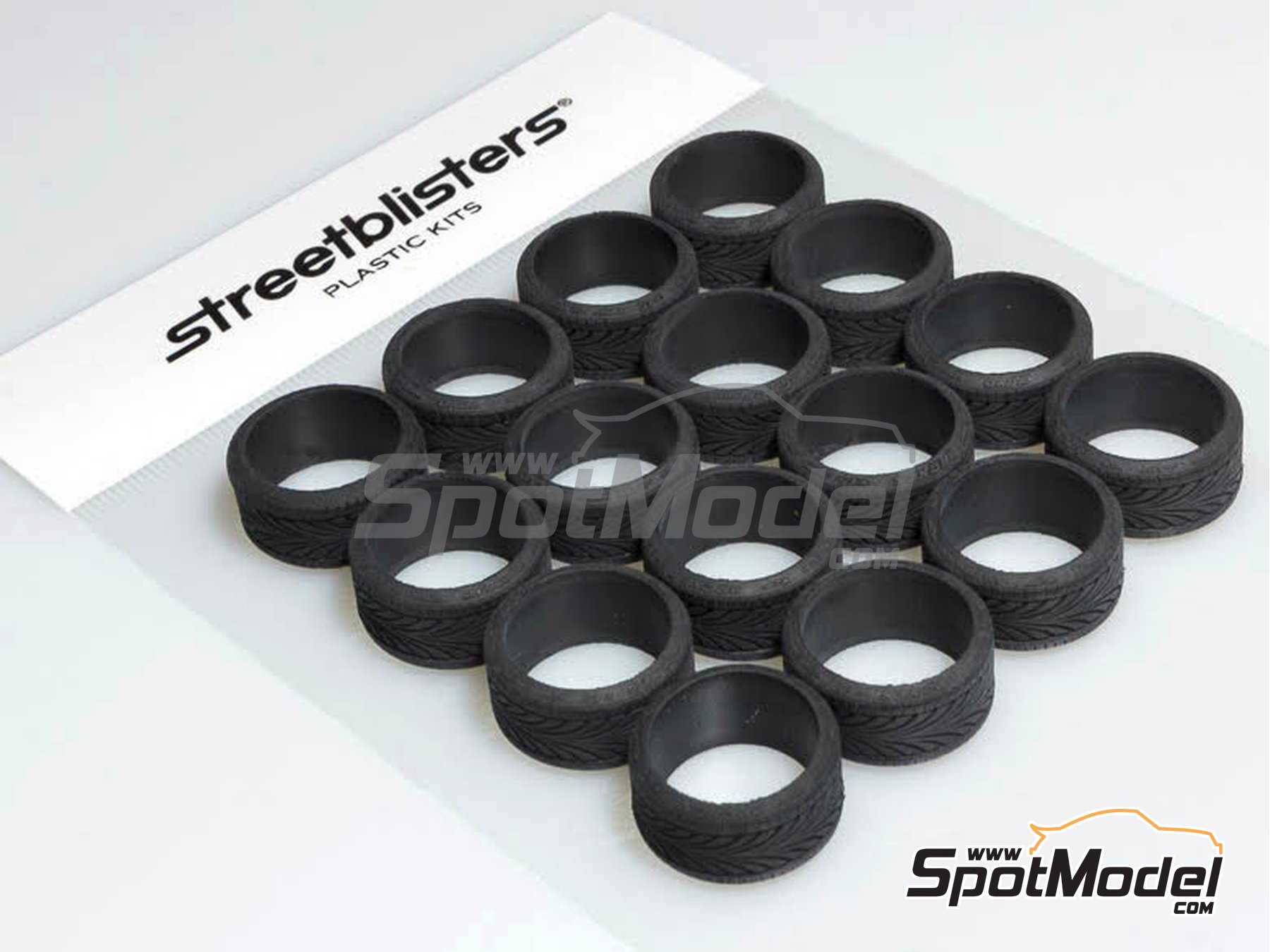 Image 3: SB-TIR 16 pulgadas | Neumáticos en escala 1/24 fabricado por StreetBlisters (ref. SB-10004a, tambien 10004a)