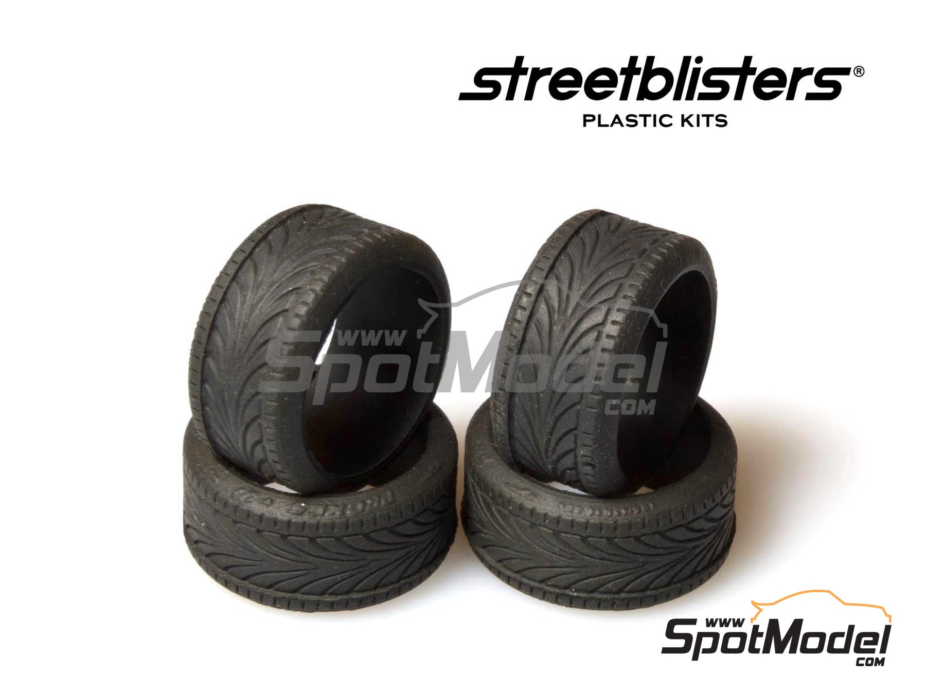 Image 1: SB-TIR 16 pulgadas | Neumáticos en escala 1/24 fabricado por StreetBlisters (ref. SB-10004b, tambien 10004b)