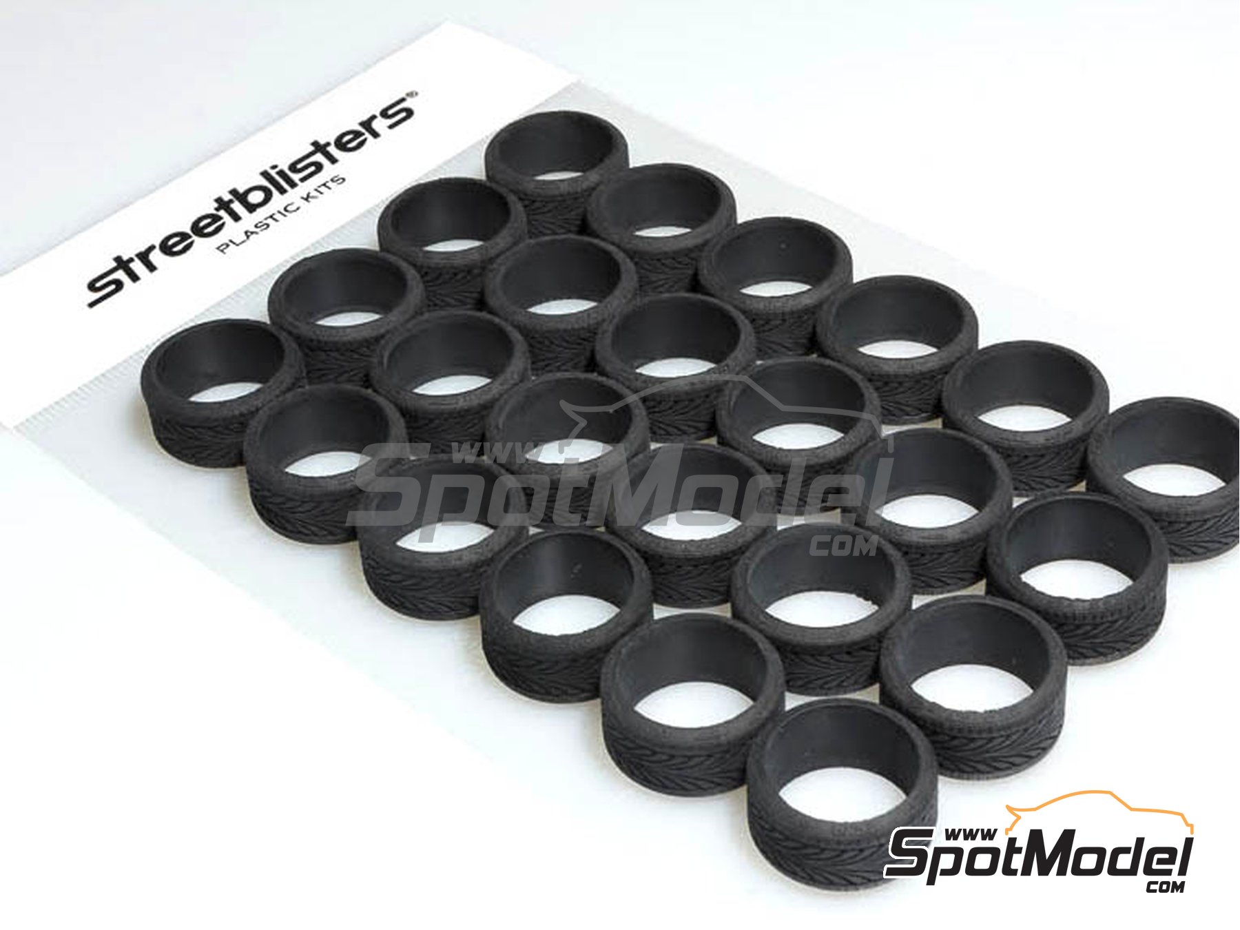 Image 3: SB-TIR 16 pulgadas | Neumáticos en escala 1/24 fabricado por StreetBlisters (ref. SB-10004b, tambien 10004b)