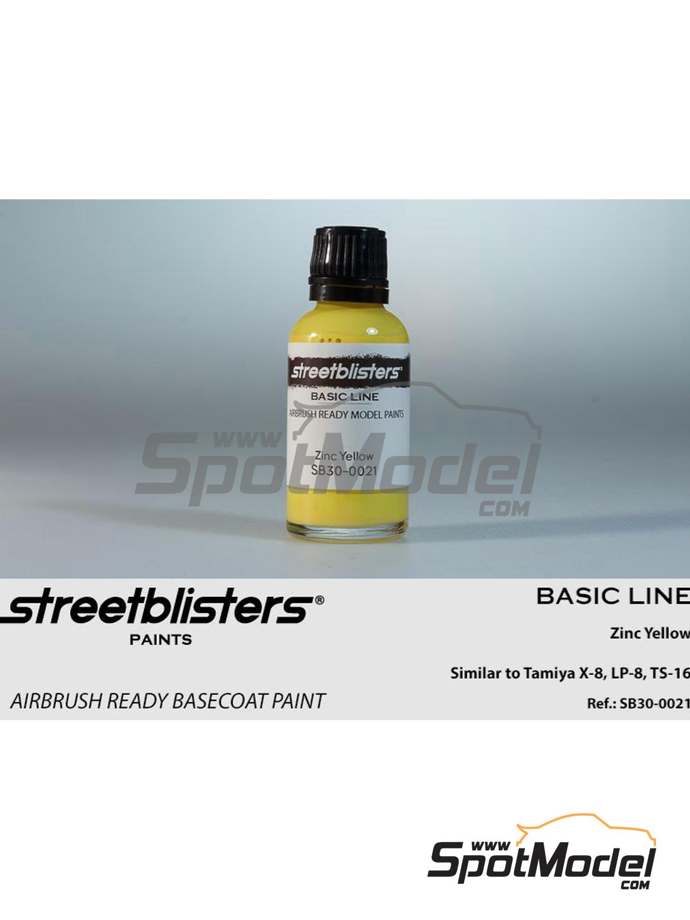 StreetBlisters SB30-0021: Paint for airbrush Zinc Yellow x 30ml
