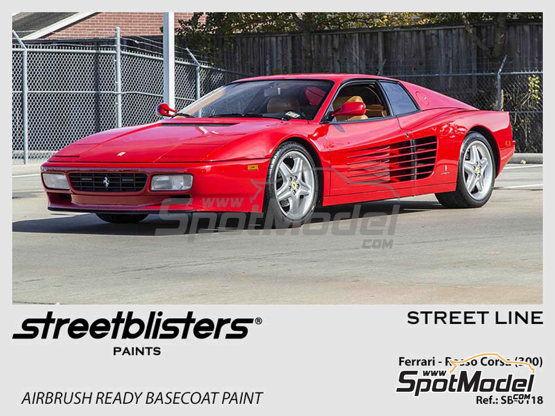 champion detekterbare skade StreetBlisters SB30-0118: Paint for airbrush Ferrari Rosso Corsa 300 Red 1  x 30ml (ref. SB30-0118) | SpotModel