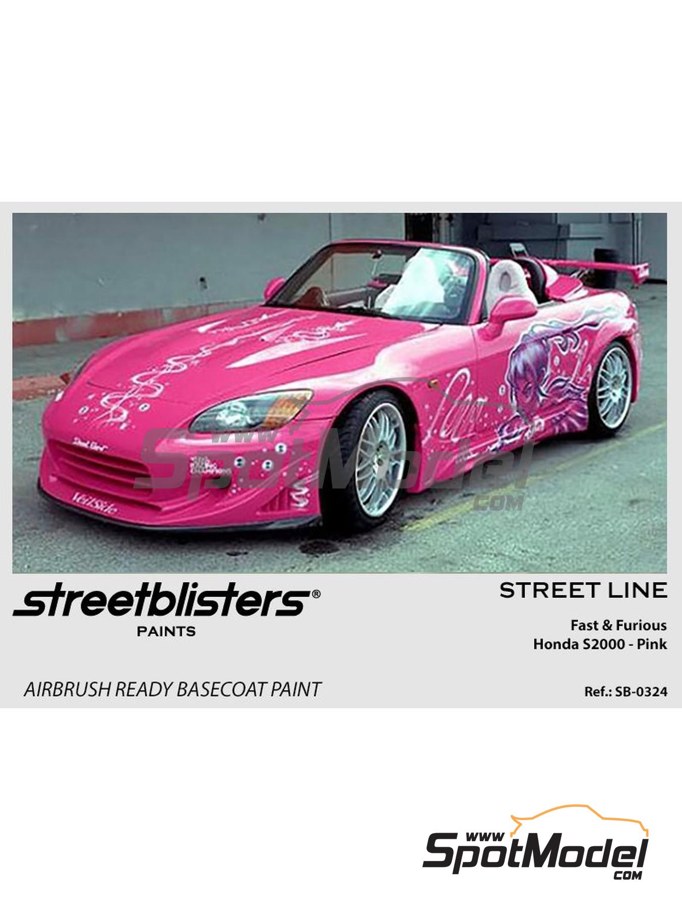 Streetblisters Paint For Airbrush Honda S00 Fast Furious Pink 1 X 30ml For Ukrainian Scale Cars Production Reference 24t043 Ref Sb30 0324 Spotmodel
